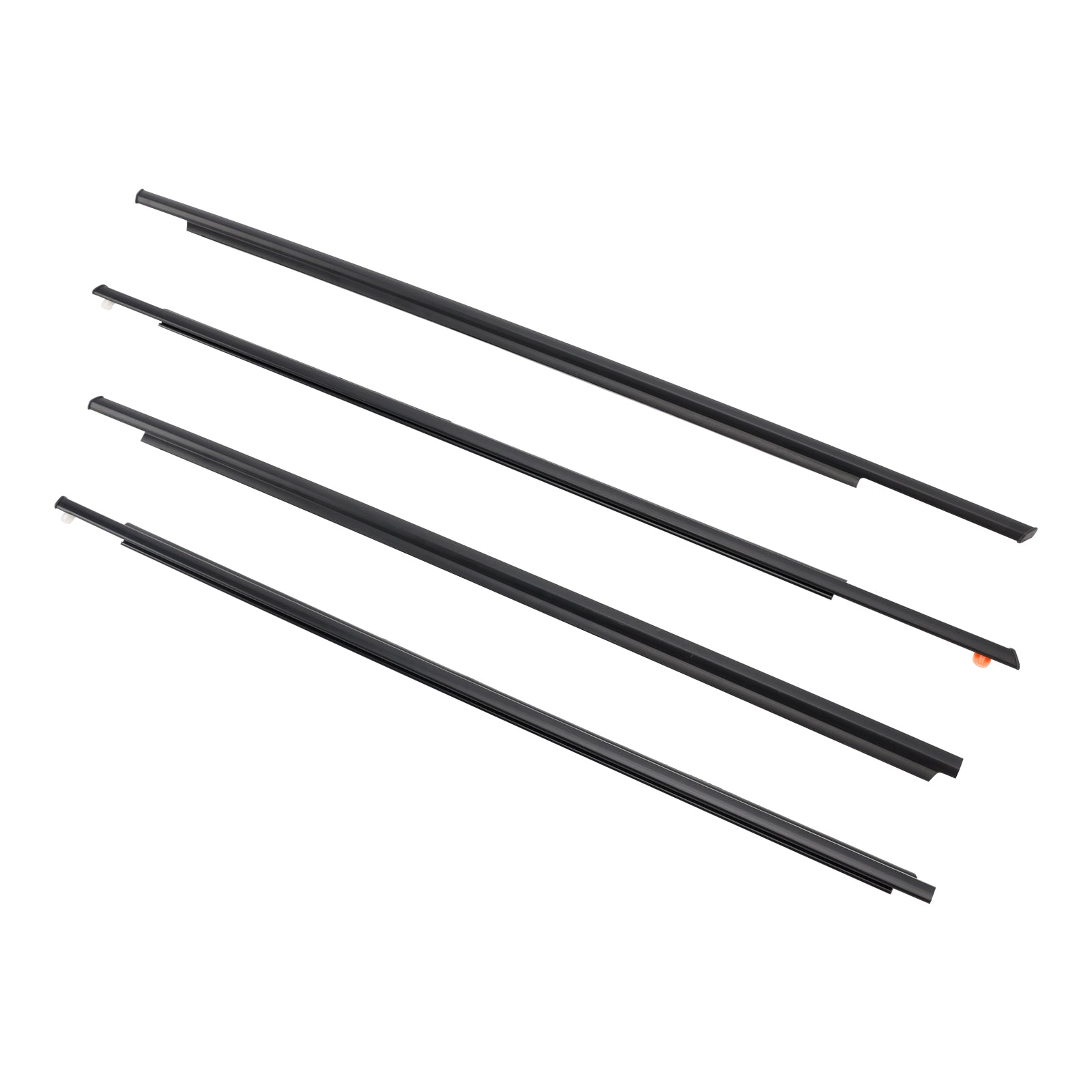 Bande d'étanchéité extérieure pour ceinture de porte en verre, Toyota Prius 2004-2009, 4 pièces