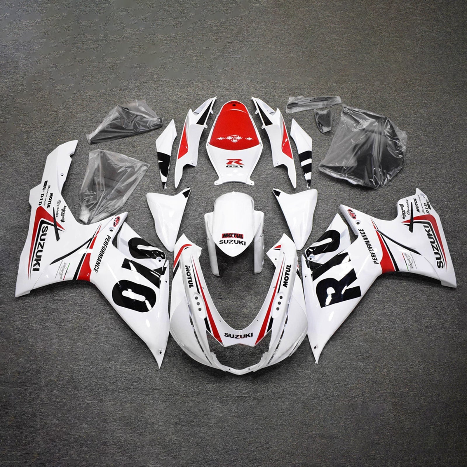 Kit de carénage injecté en plastique ABS pour Suzuki GSXR 600/750 2011-2026 K11