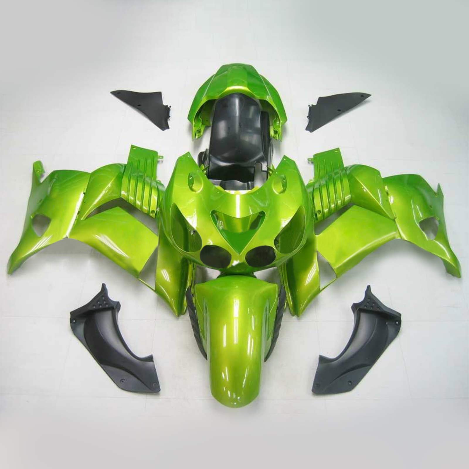Kit de carénage par injection, carrosserie en plastique ABS, compatible avec Kawasaki ZX14R 2006-2011