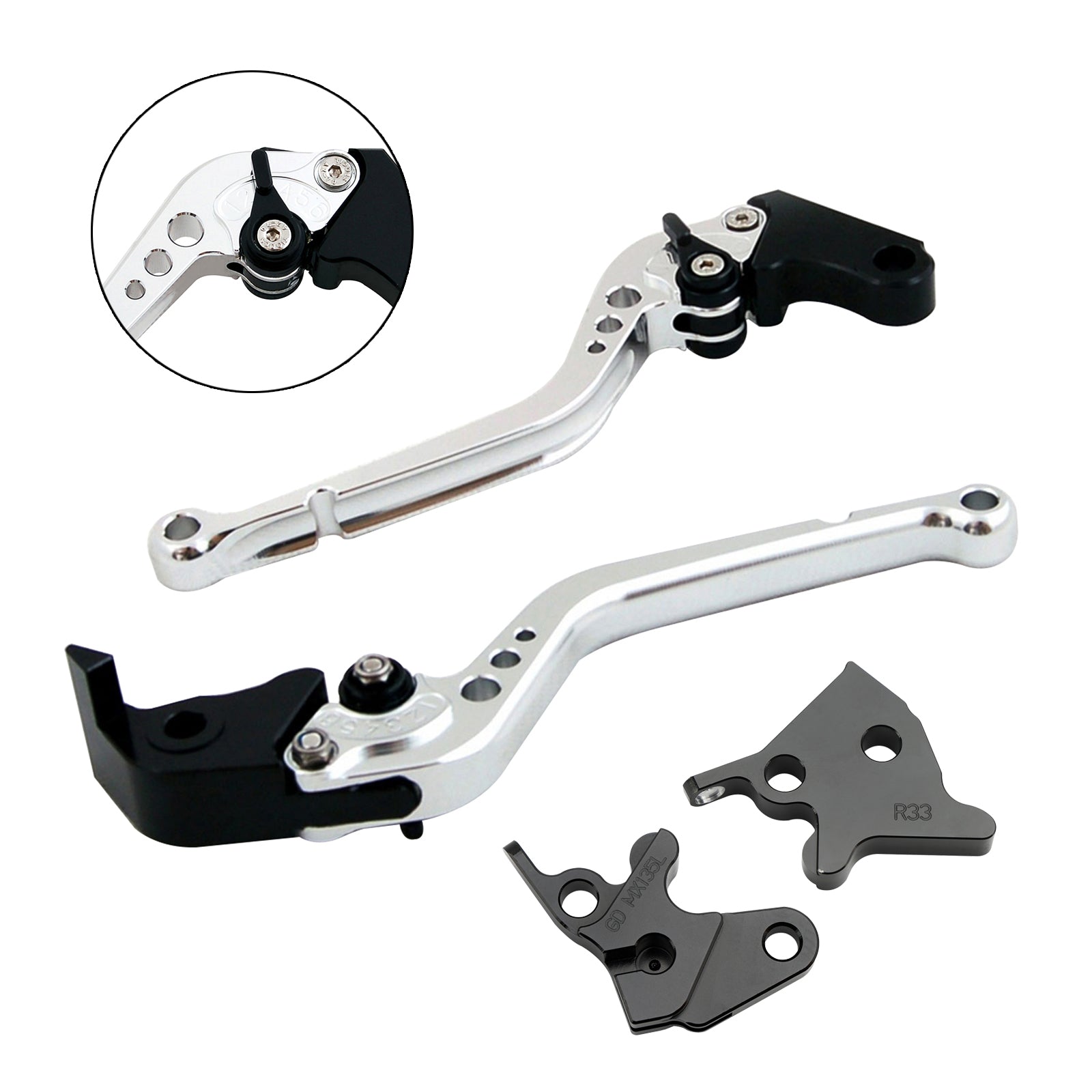 Dolga ročica zavore in sklopke za Yamaha YBR125 2005–2014