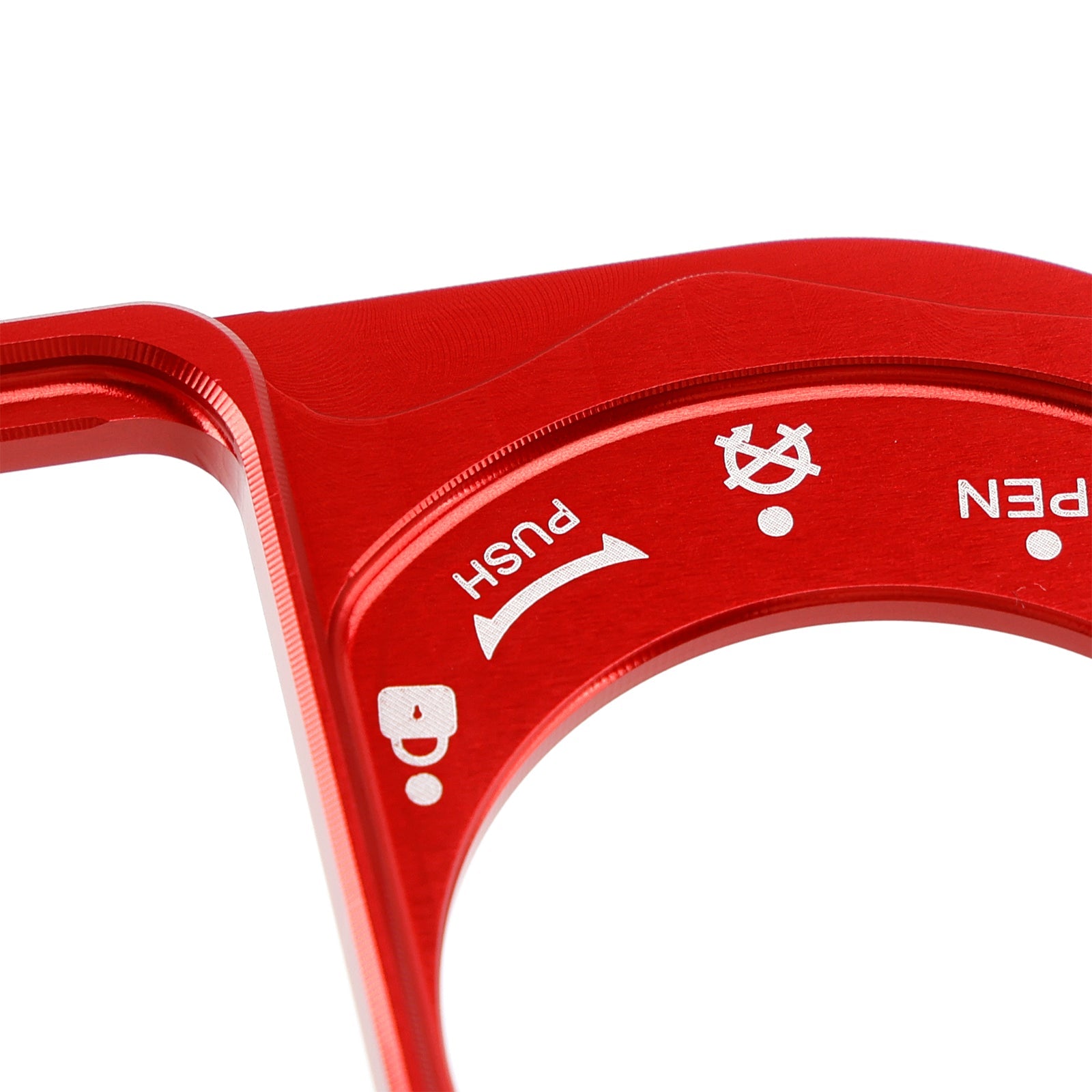 Cache-contacteur d'allumage en aluminium rouge pour Honda PCX150, PCX125, PCX160 et ADV150