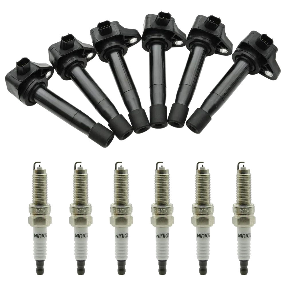 Acura TL V6 3.5L Bobine + UF603 Bougie 5C1681 6 stuks 2009-2014