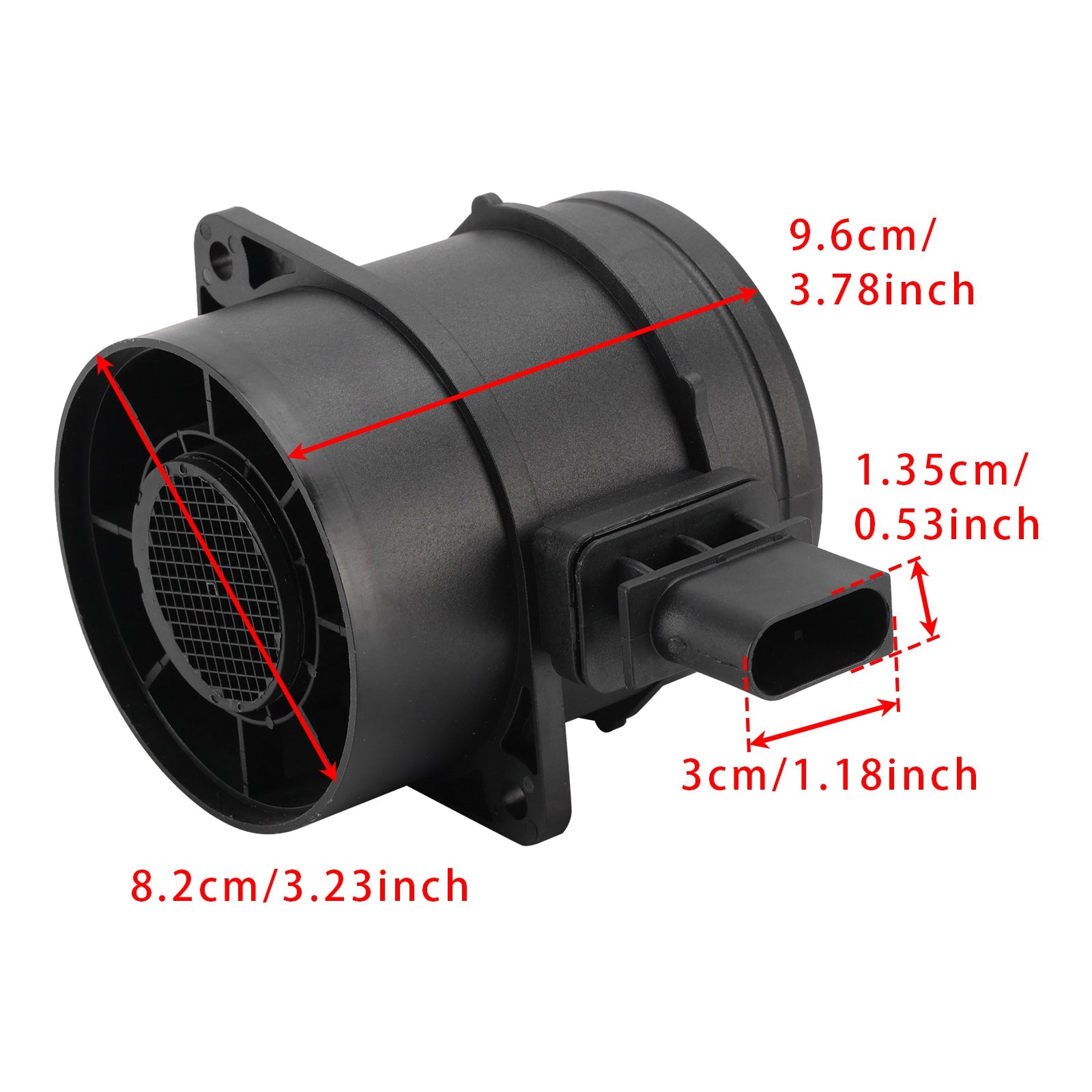 Sensore del misuratore di portata d&#39;massa d'aria per Mercedes Sprinter 2500 3500 3.0L V6 0281002978