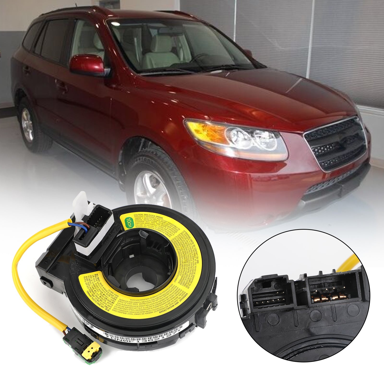 HYUNDAI Santa Fe 2008 Conjunto de resorte de reloj de volante 93490-2B200