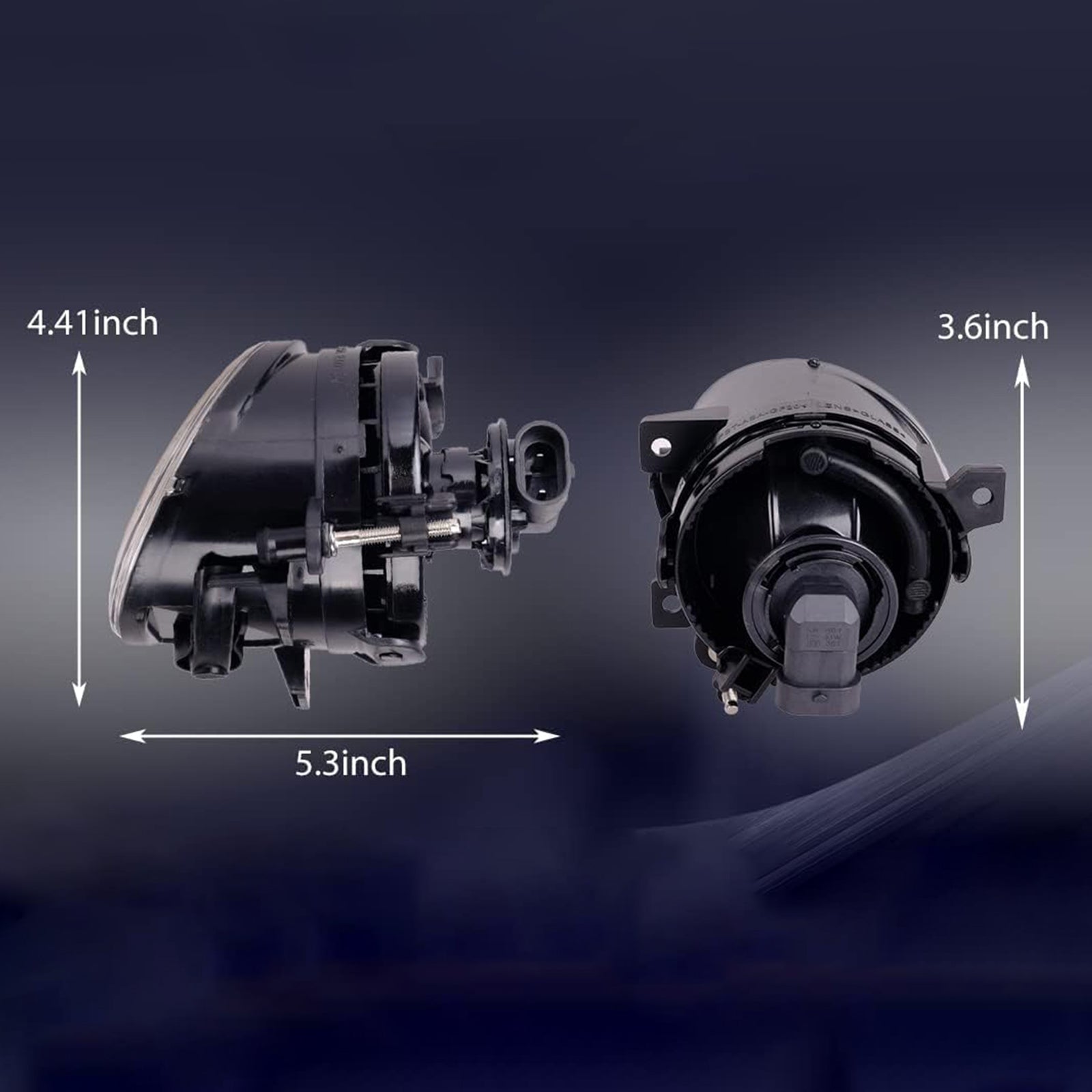 Par de luces antiniebla delantera antes de Volkswagen Golf Mk5 GTI Versión 2004-2009