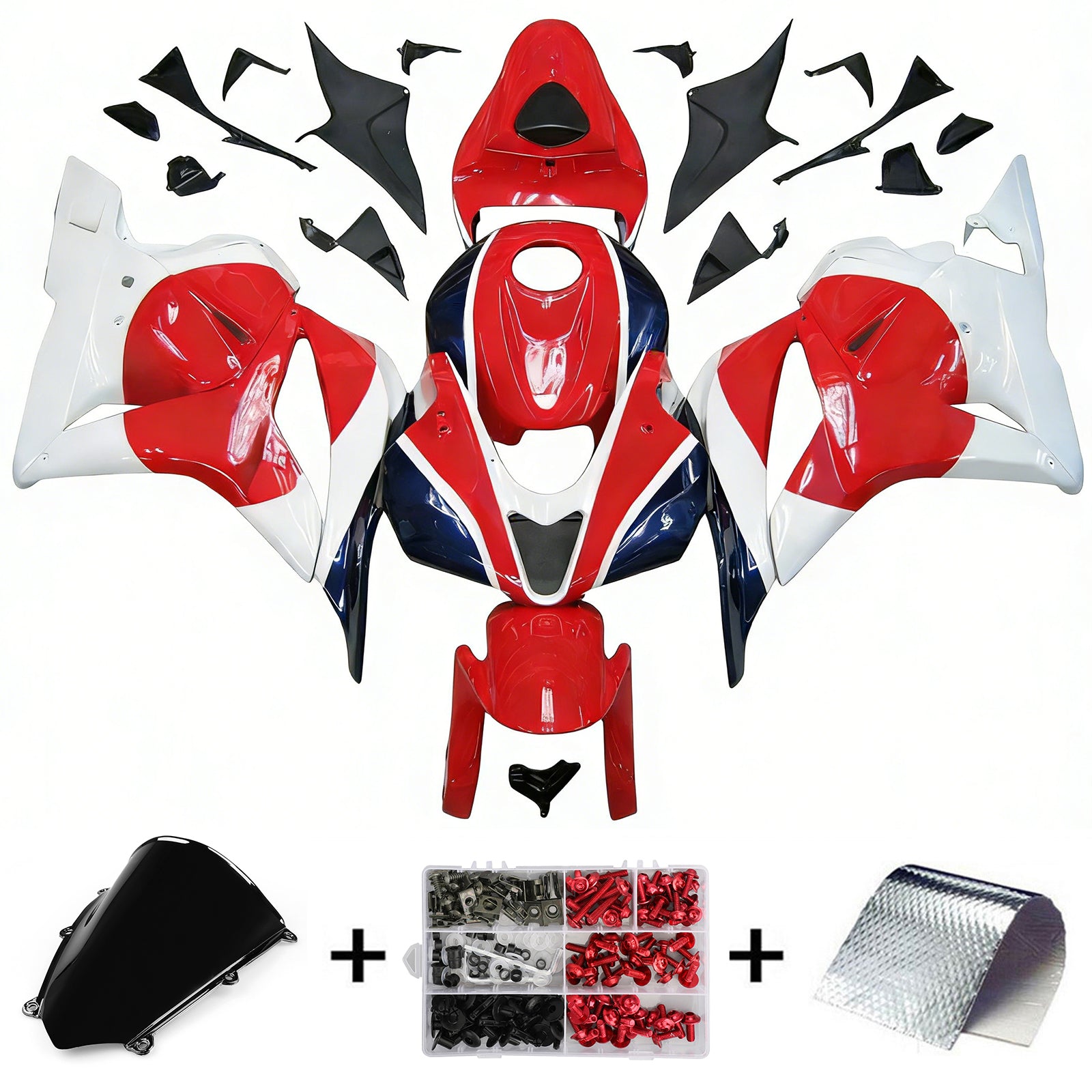 Kit de carénage injecté en plastique ABS pour Honda CBR600RR 2009-2012 F5
