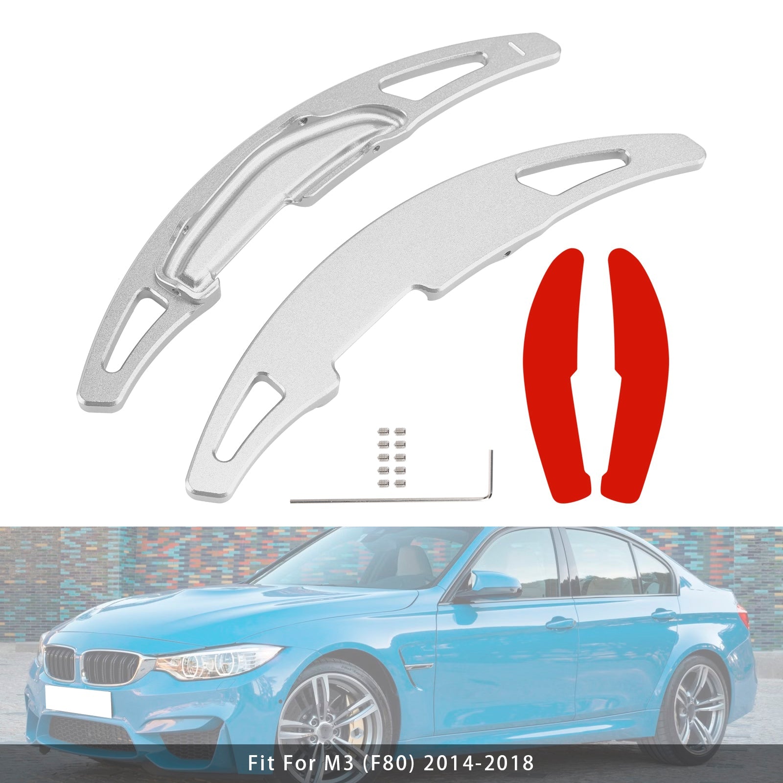 Extension de palettes de changement de vitesse au volant pour BMW M3 M4 X5M X6M en aluminium