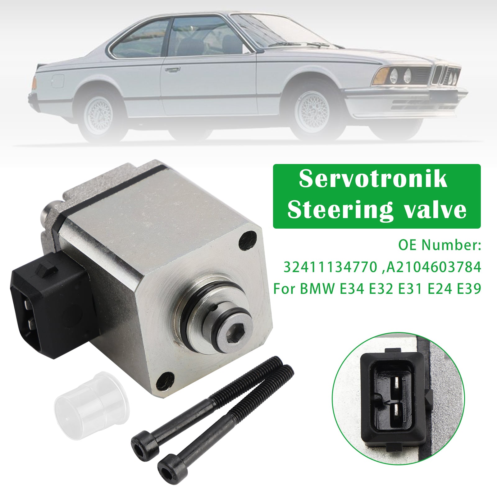 Valve de direction Servotronik 32411134770 A2104603784 pour BMW E34 E32 E31 E24 E39