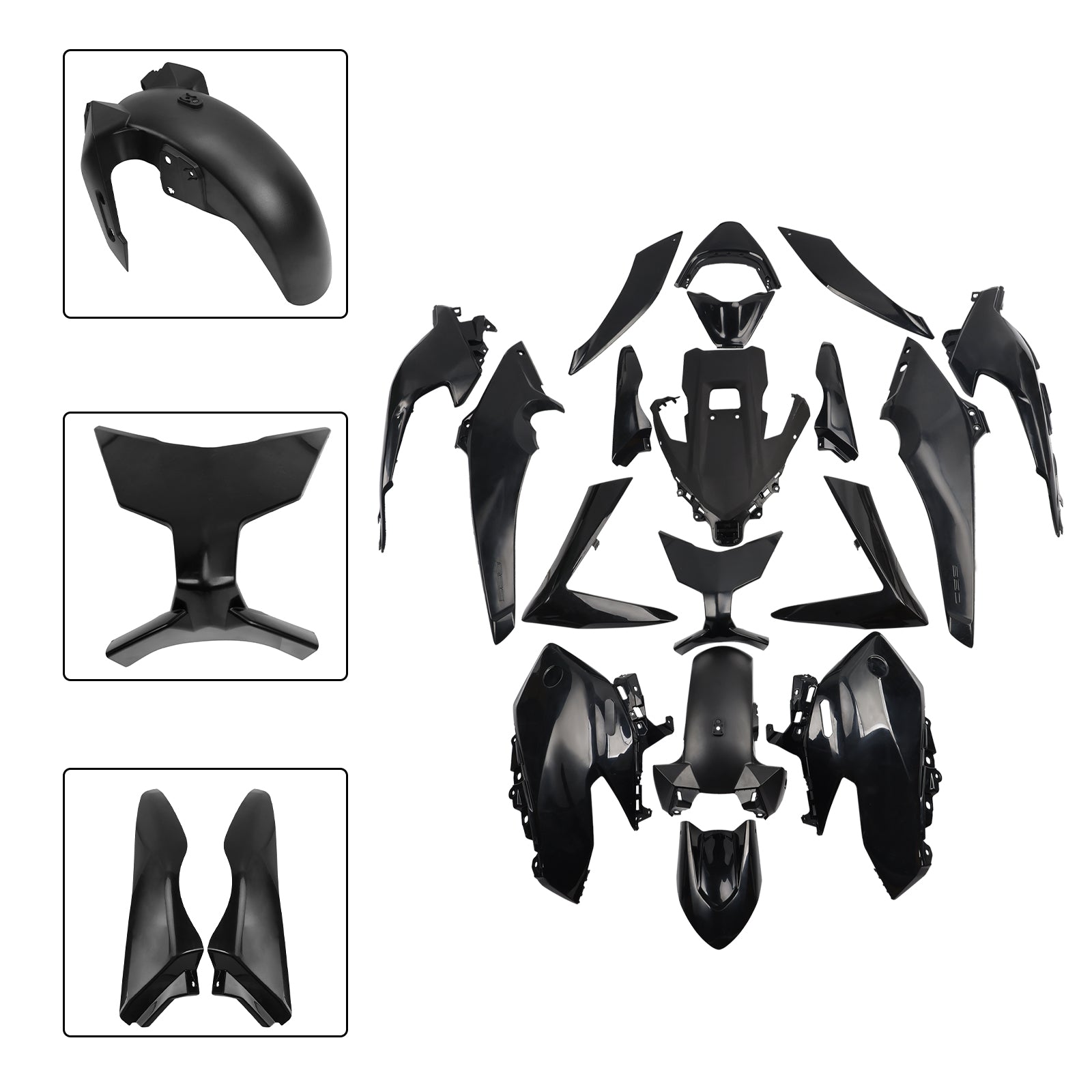 Carénage injecté non peint pour Yamaha TMAX560 (2025-2026)