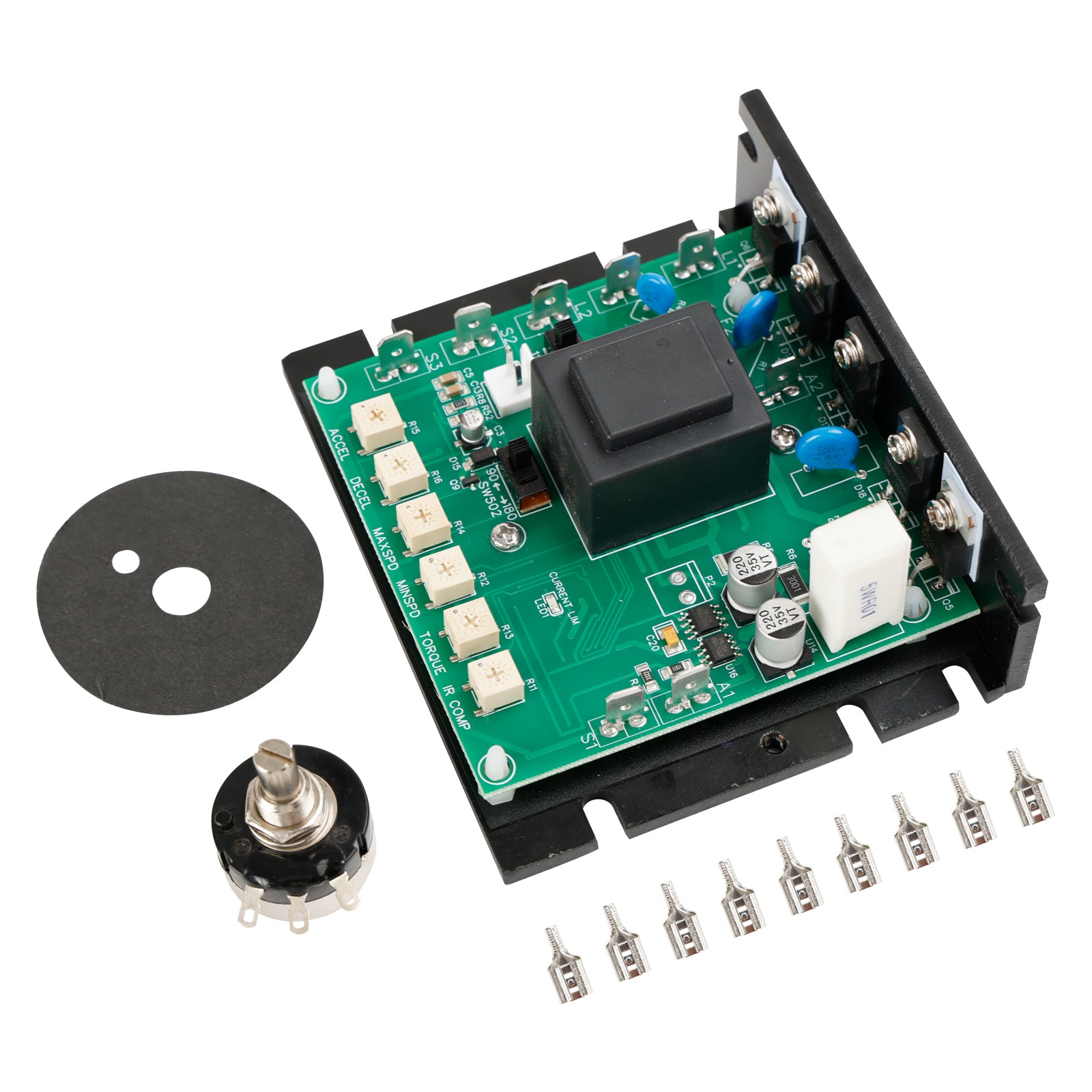 Controlador de velocidad del motor de CC MM23001C Entrada de ley de 115 o 230 voltios