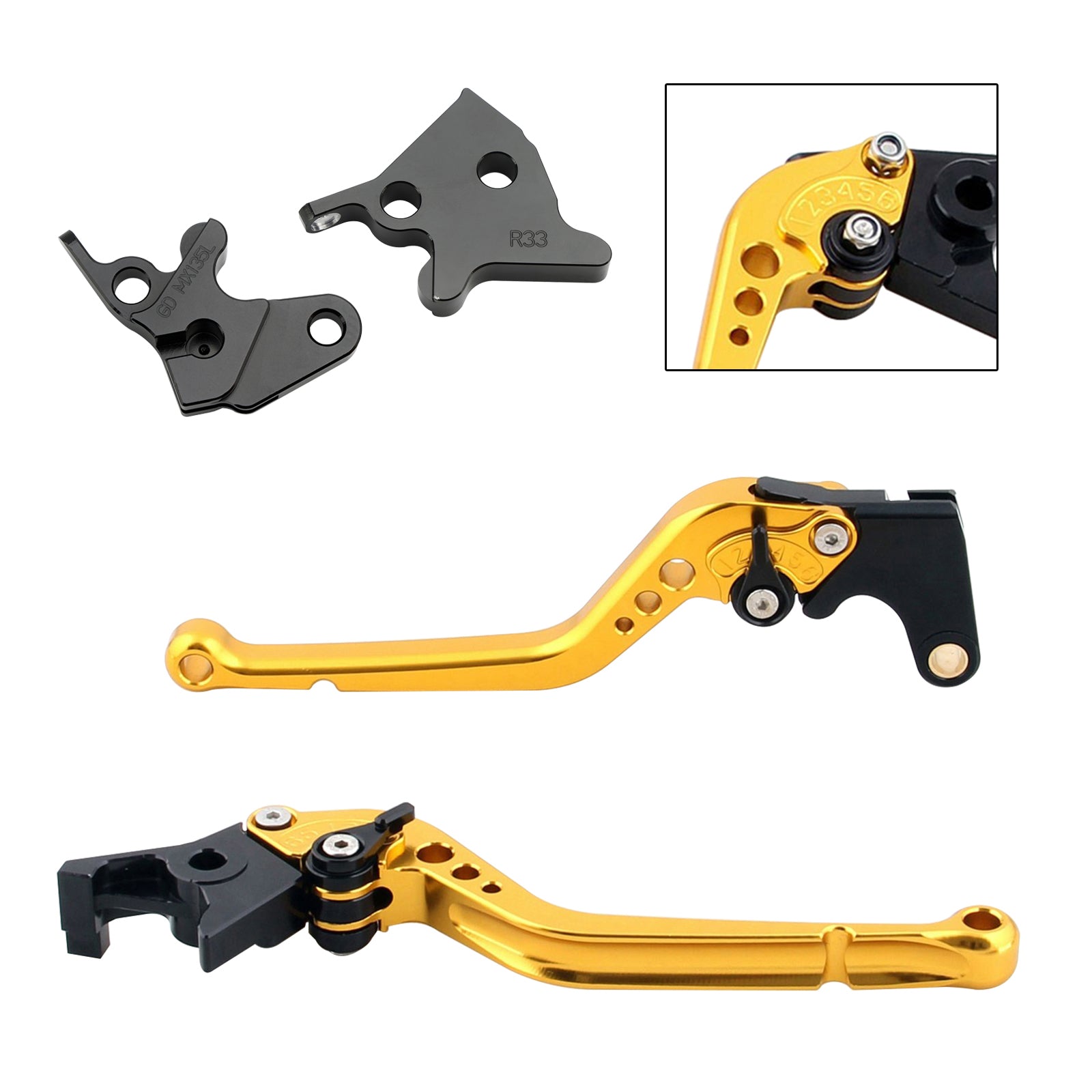 Dolga ročica zavore in sklopke za Yamaha YBR125 2005–2014