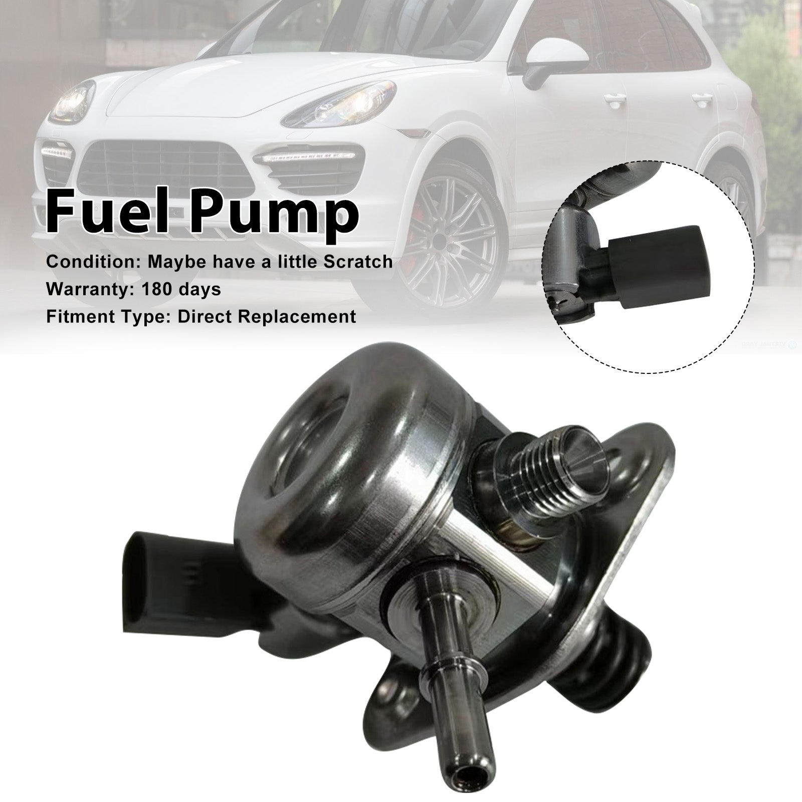 Pompa carburante ad alta pressione per Porsche Panamera (970) S (luglio 2013 - ottobre 2016) : riferimenti 94611031560, 94611031561 e 94611031562