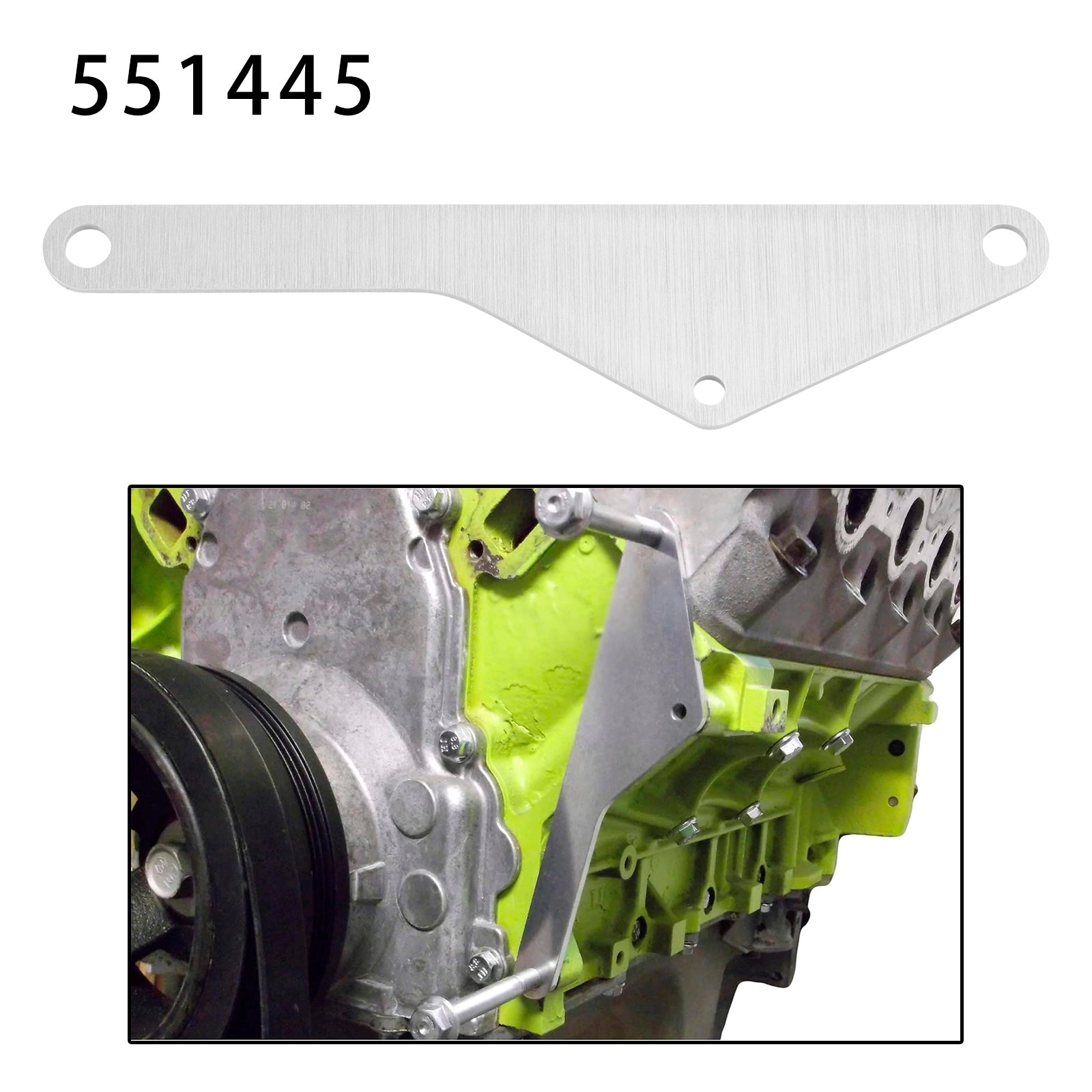 Modello di perforazione per blocco di ferro per Alternatore 551445 per camion/SUV LS1 LSX