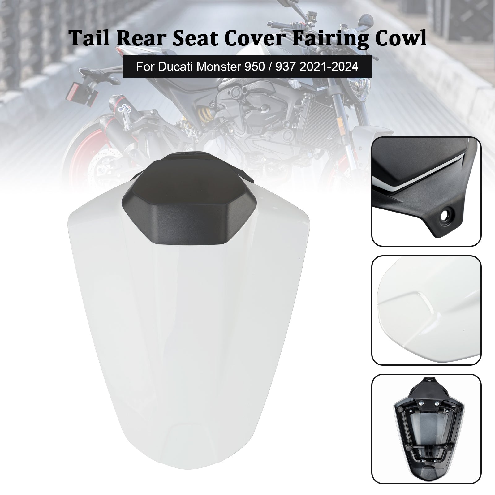 Capot de carénage de couvercle de siège arrière pour Ducati Monster 950 937 2021-2024