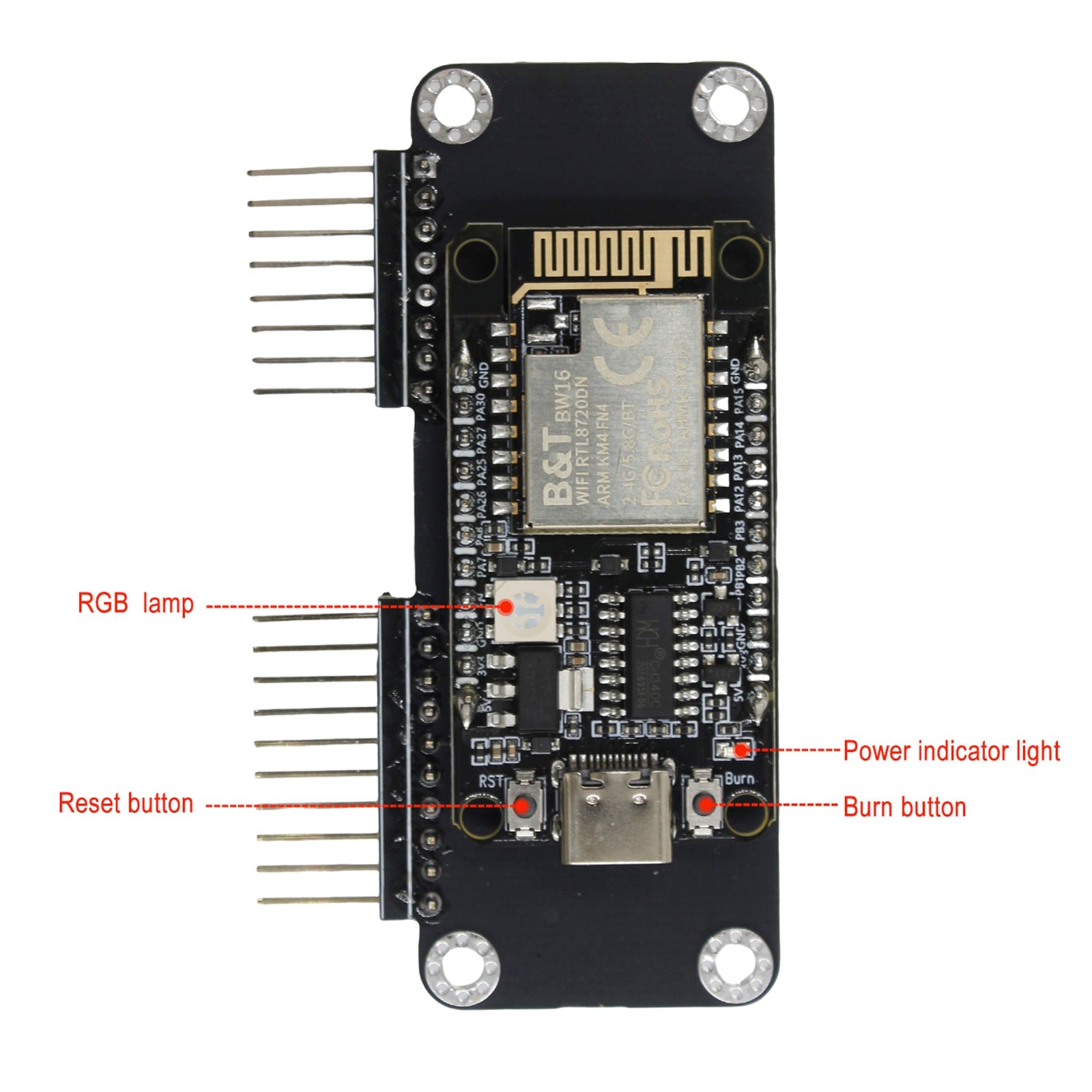 Carte de développement IoT pour module WiFi 2,4 GHz/5 GHz ESP32 CC1101 NRF24