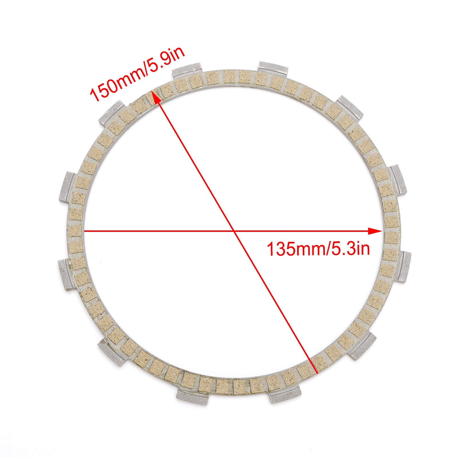 Kit di attrito della frizione per Suzuki DL1000 V-Strom 1000 SV1000S 2003-2007