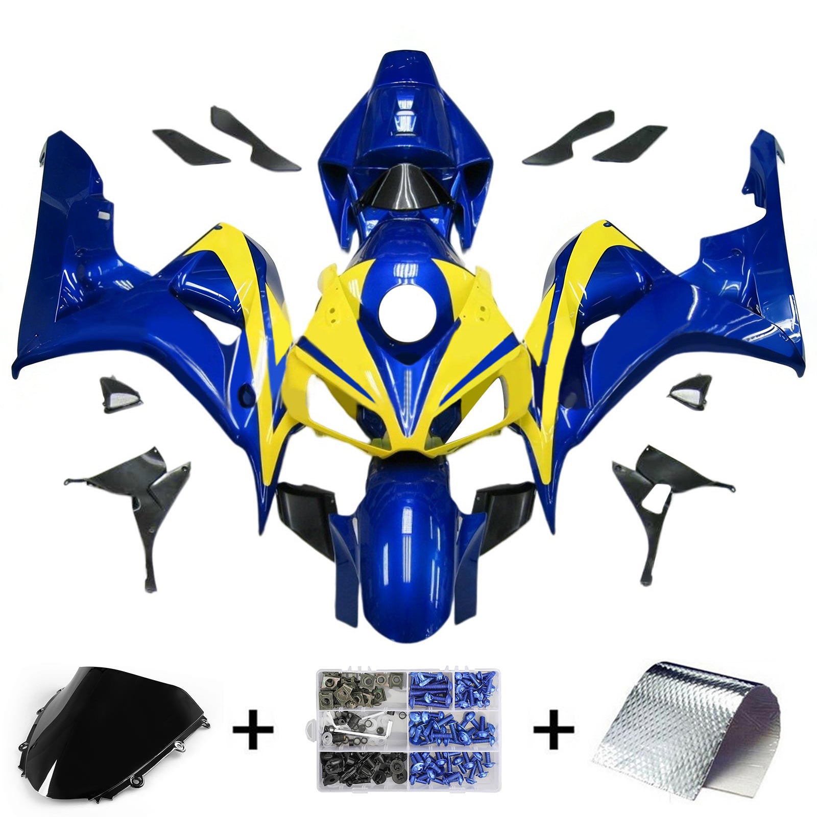Kit de carénage injecté en plastique ABS pour Honda CBR1000RR 2006-2007