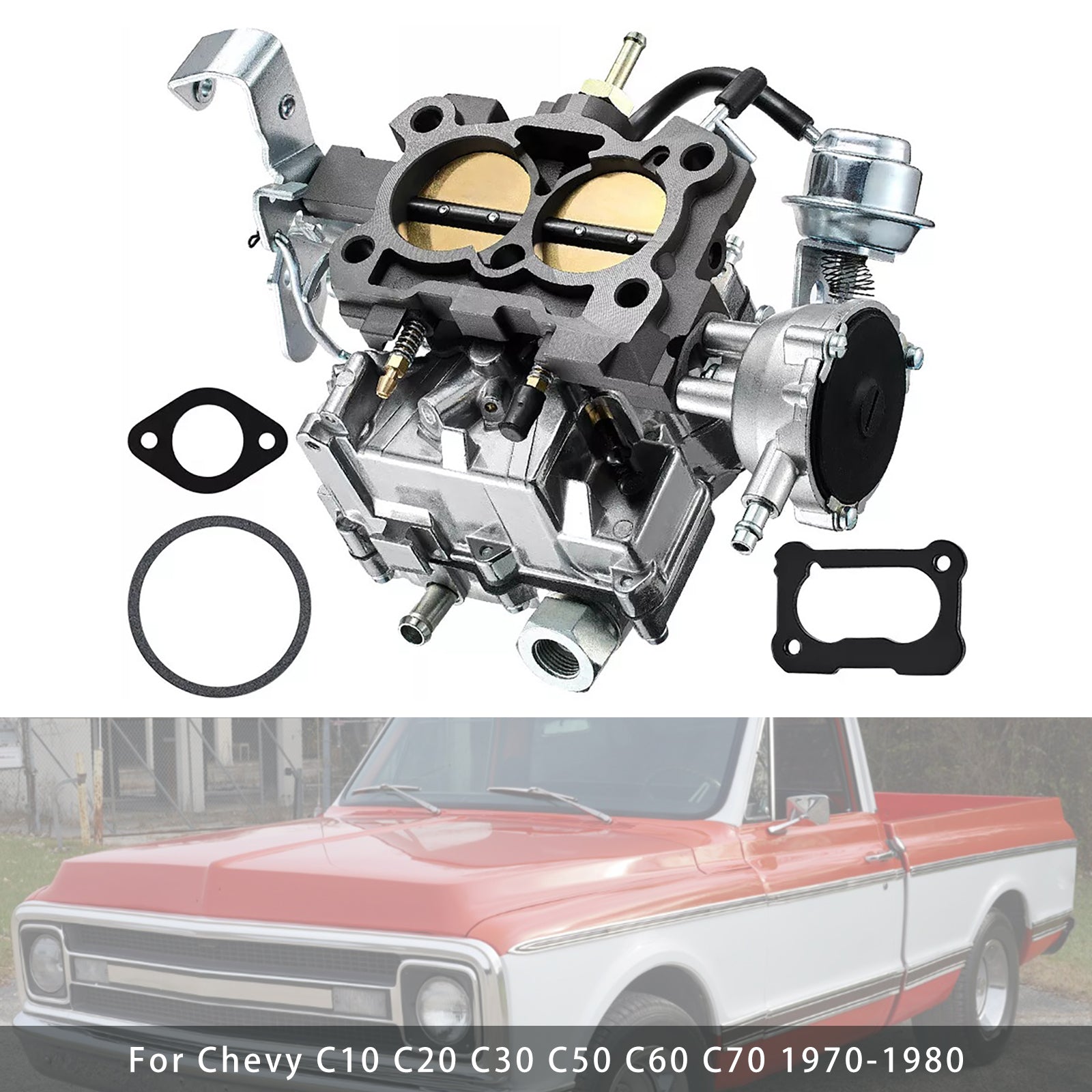 Carburador de 2 barriles para Chevrolet C10 1975-1980 Carby 17054616 CA-22-3174R