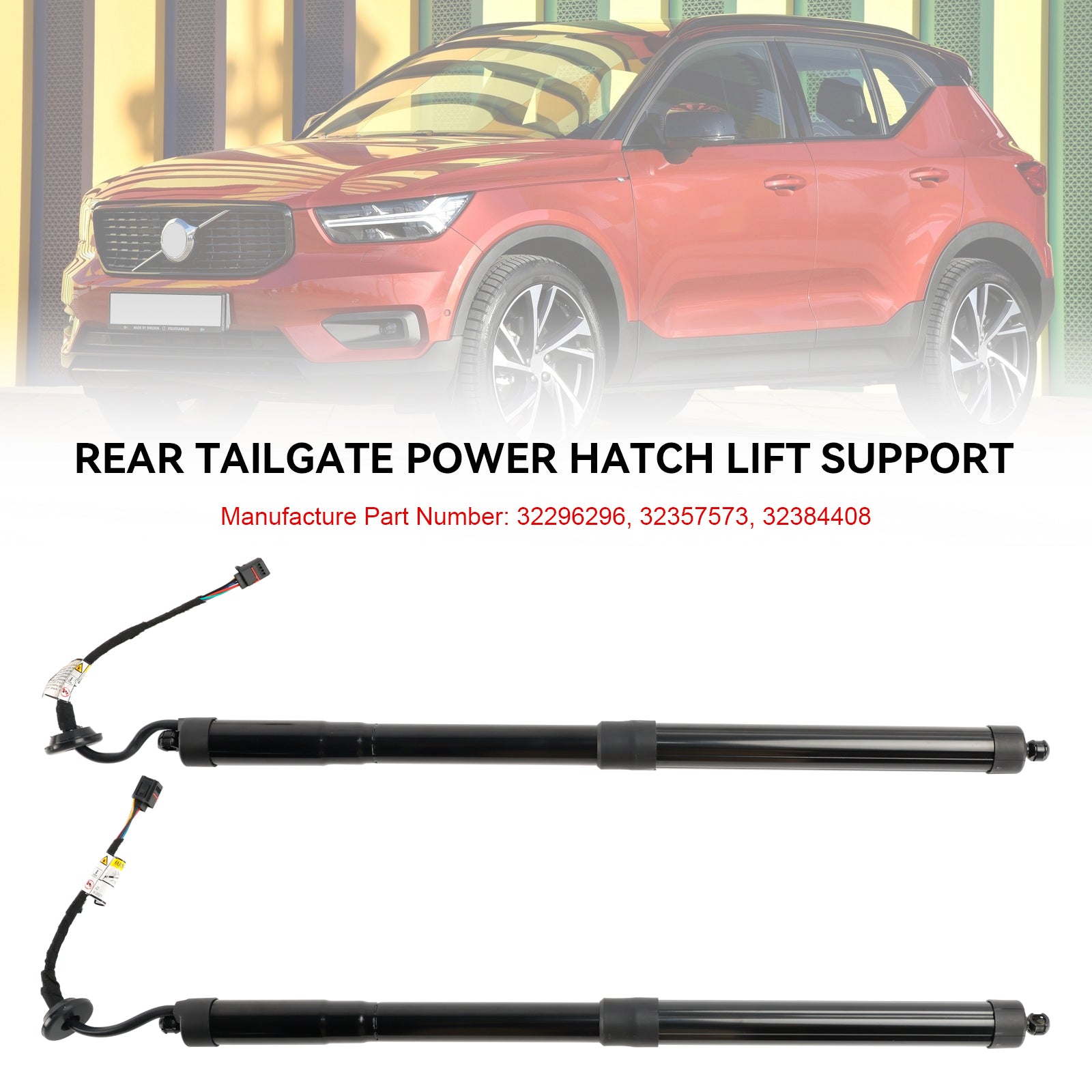 2021-2023 Volvo XC40 536 2.0L 2 pièces vérin à gaz de hayon électrique arrière 32296296
