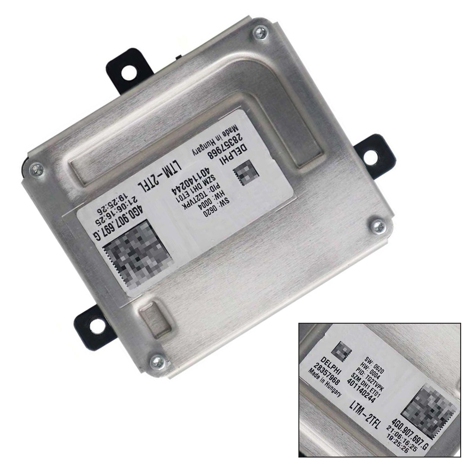 Audi TT Quattro 2016-2017 Moduł LED świateł do jazdy dziennej Moduł DRL 4G0907697G