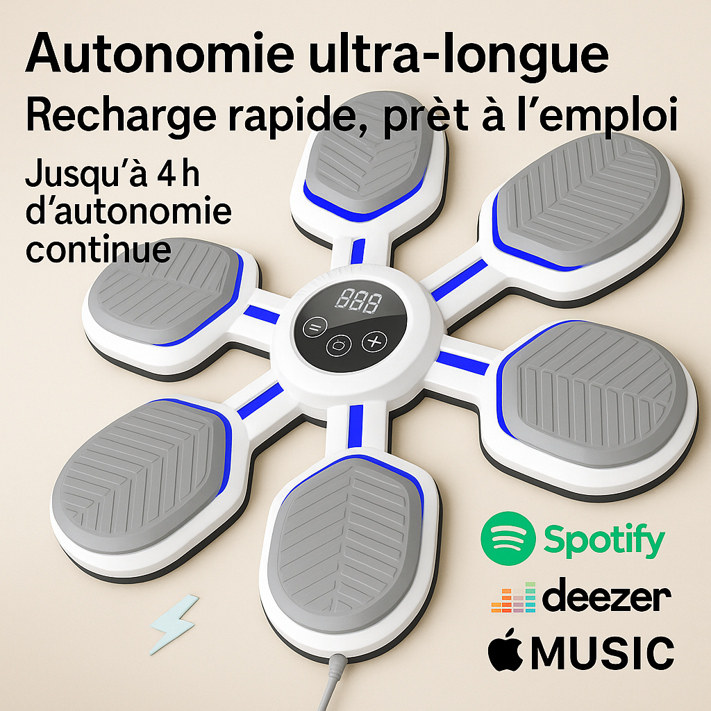 Cible de boxe musicale intelligente - Sac de frappement électronique réactif grand format pour entraînement à domicile (adultes et enfants)