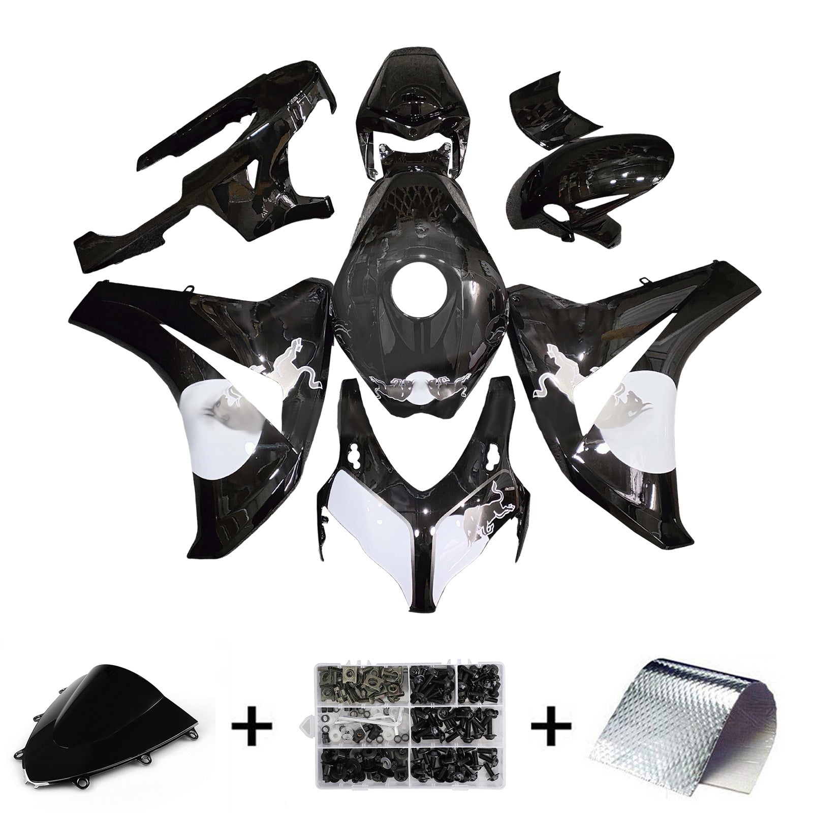 Kit van een tekort geïnjecteerd in ABS-plastic voor Honda CBR1000RR 2008-2011