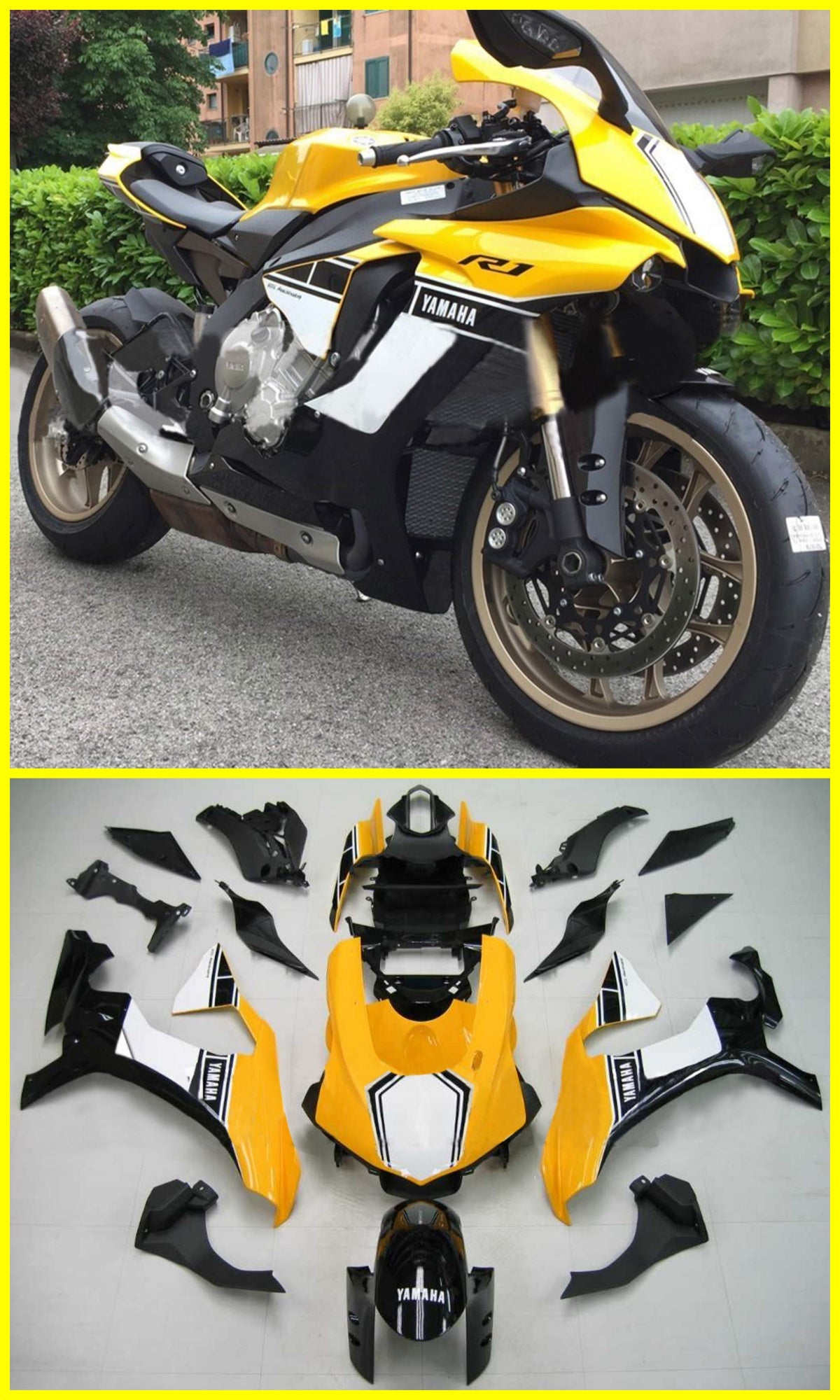 2015-2019 Kit Yamaha YZF 1000 R1 di iniezione di iniezione di Corberry