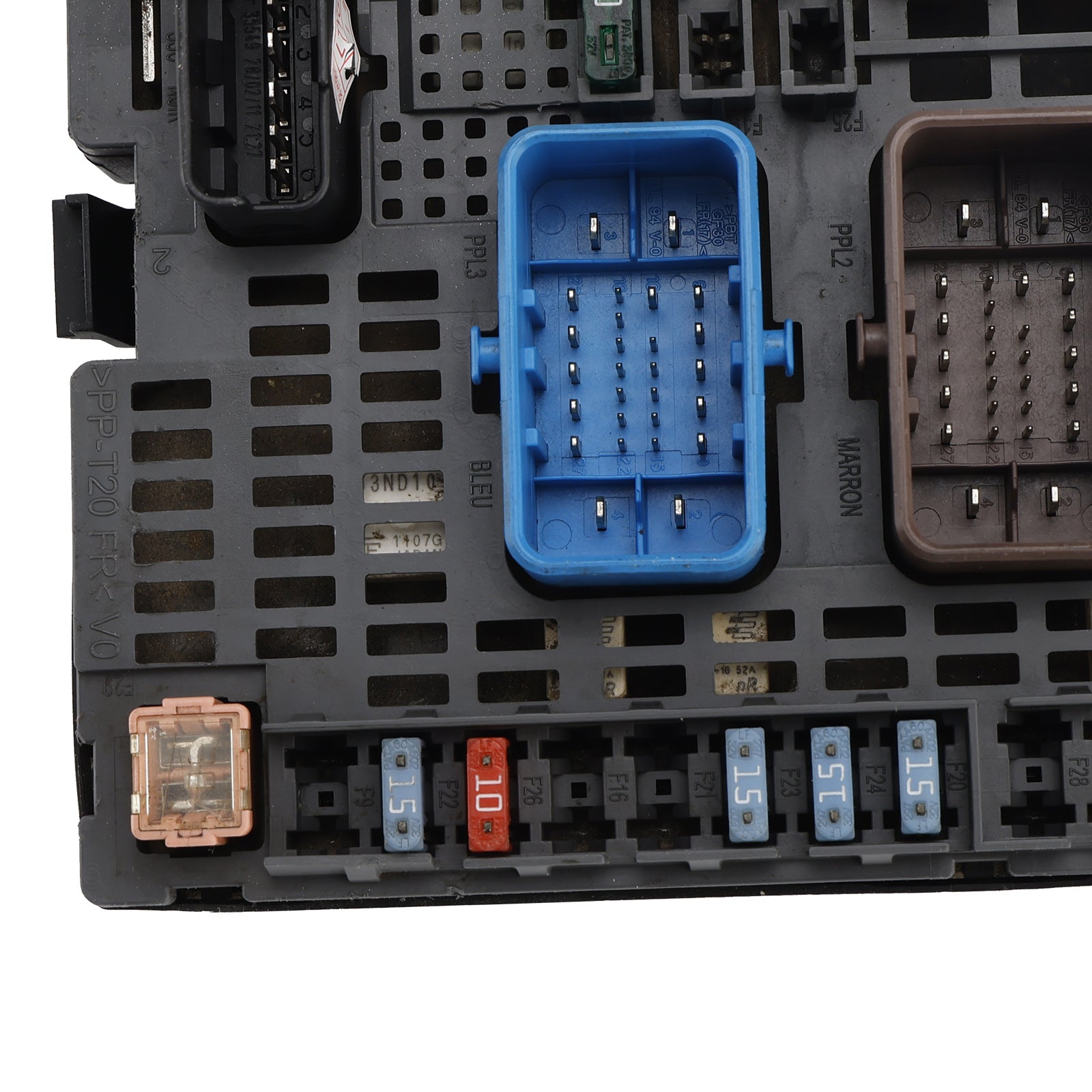 Boîtier de fusibles pour unité de commande BSM du moteur Peugeot 508 Citroën 6500KH 9674921980 Z03