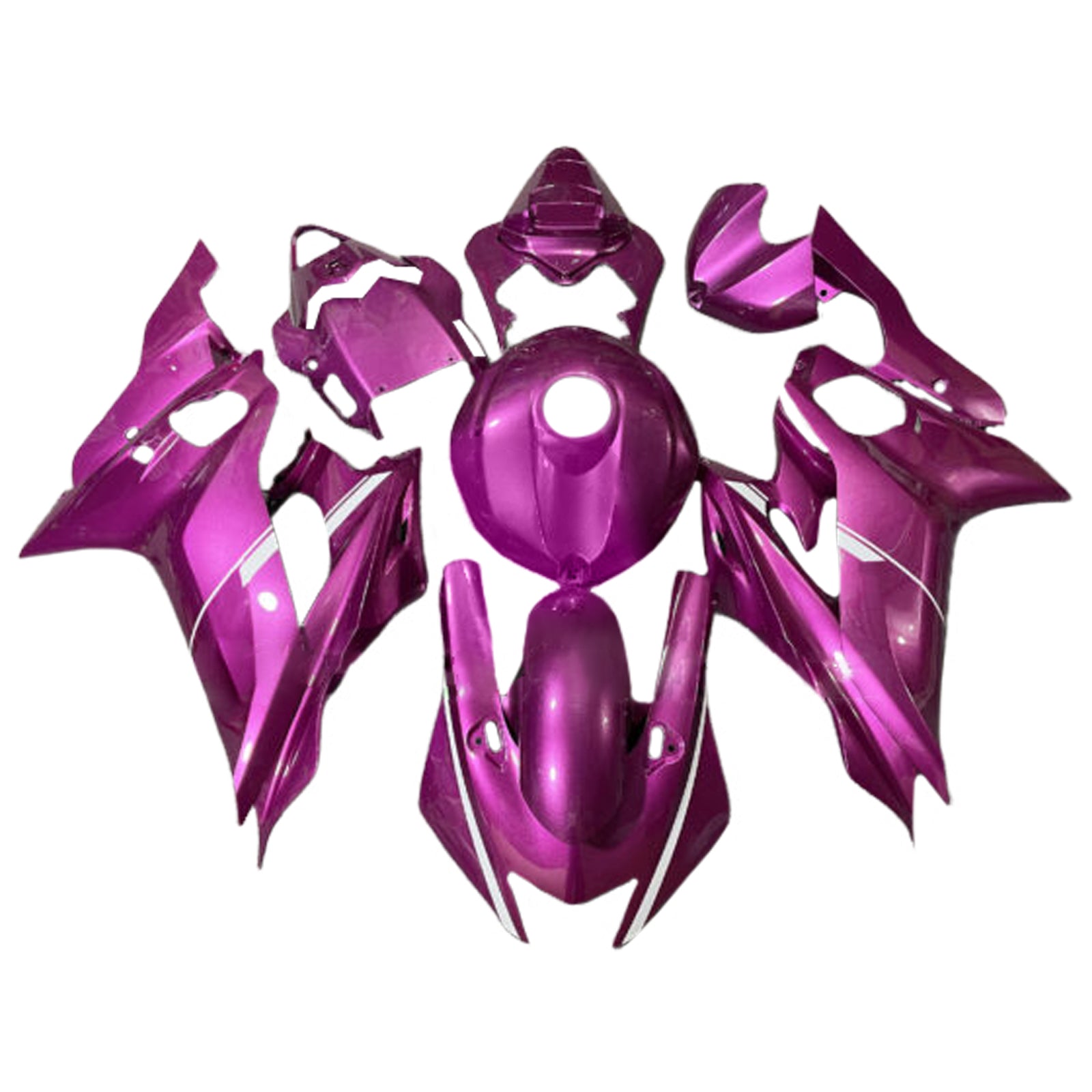 Kit de carenado inyectado de plástico ABS para Yamaha YZFR6 YZF-R6 2008-2016