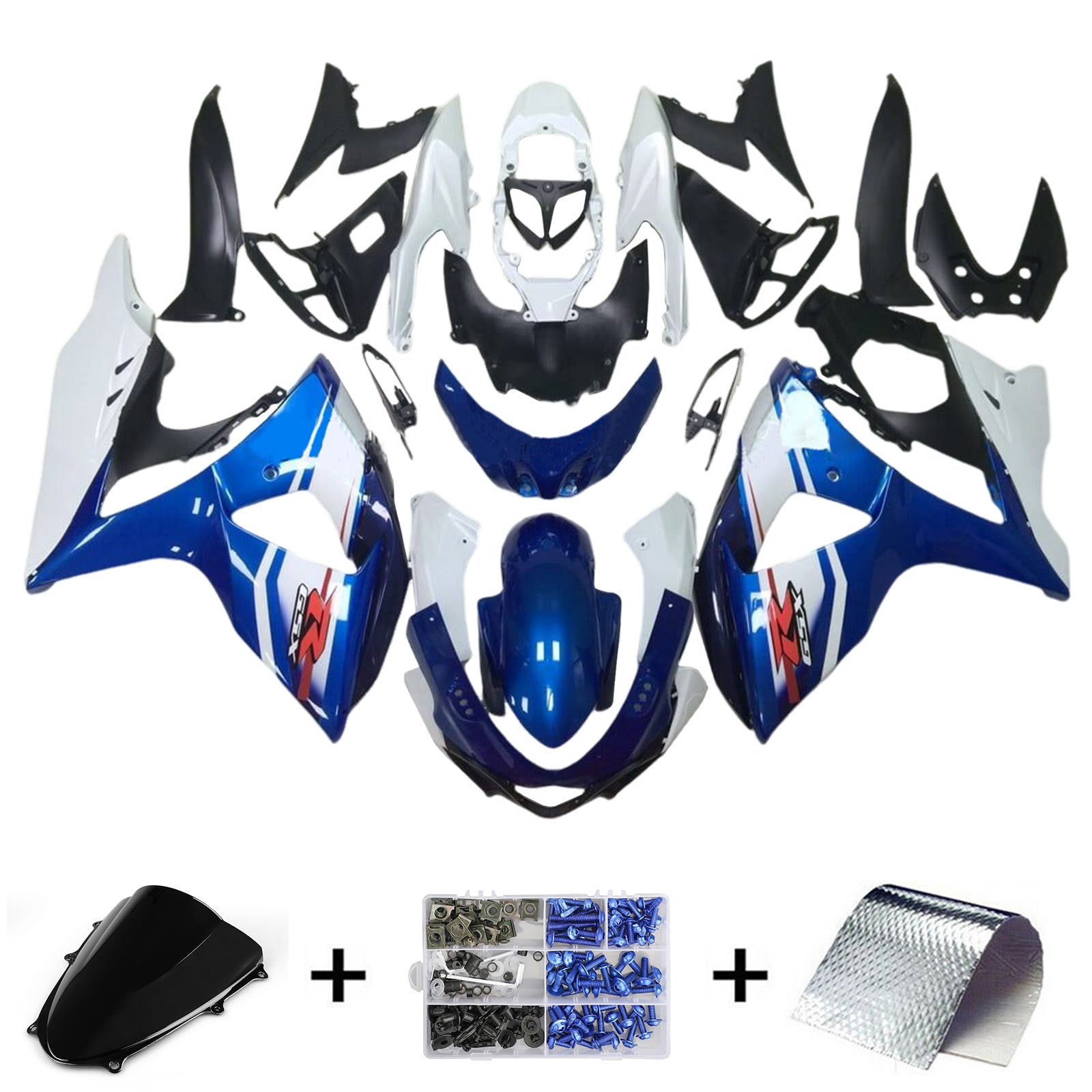 Kit Carenado Inyección Suzuki GSXR1000 K9 2009-2016 Carrocería Plástico ABS