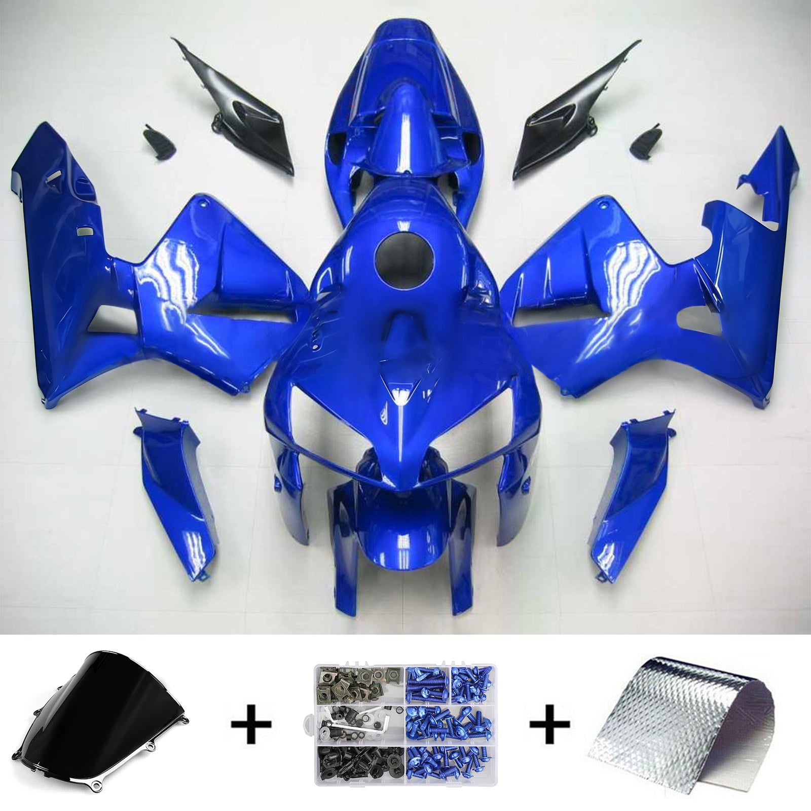 Kit de carénage par injection, carrosserie en plastique ABS pour Honda CBR600RR 2005-2006 F5