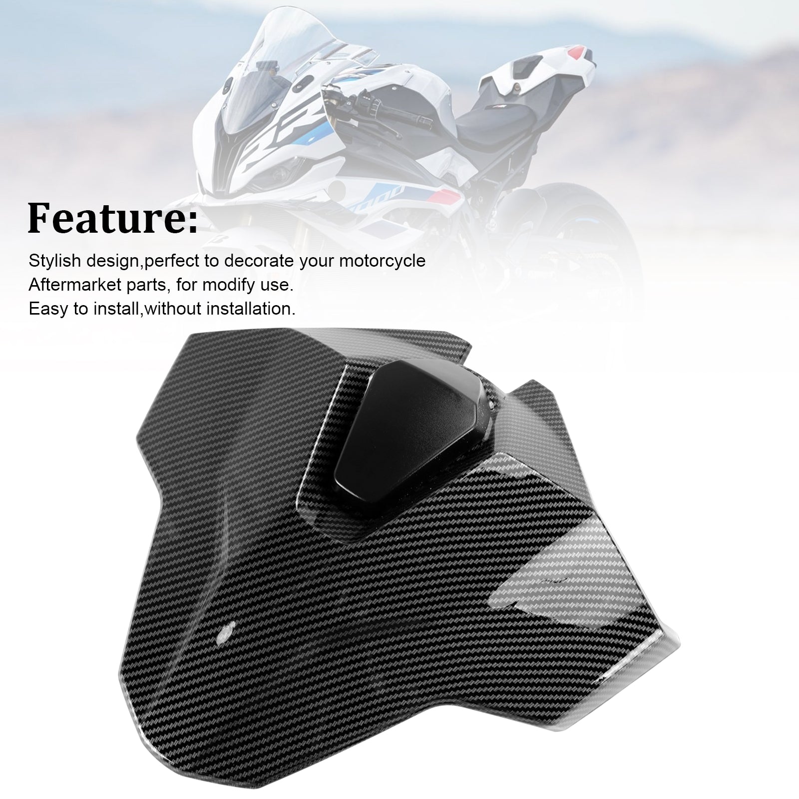 Capot de carénage de couverture de siège arrière de queue pour BMW S1000RR 2023-2024