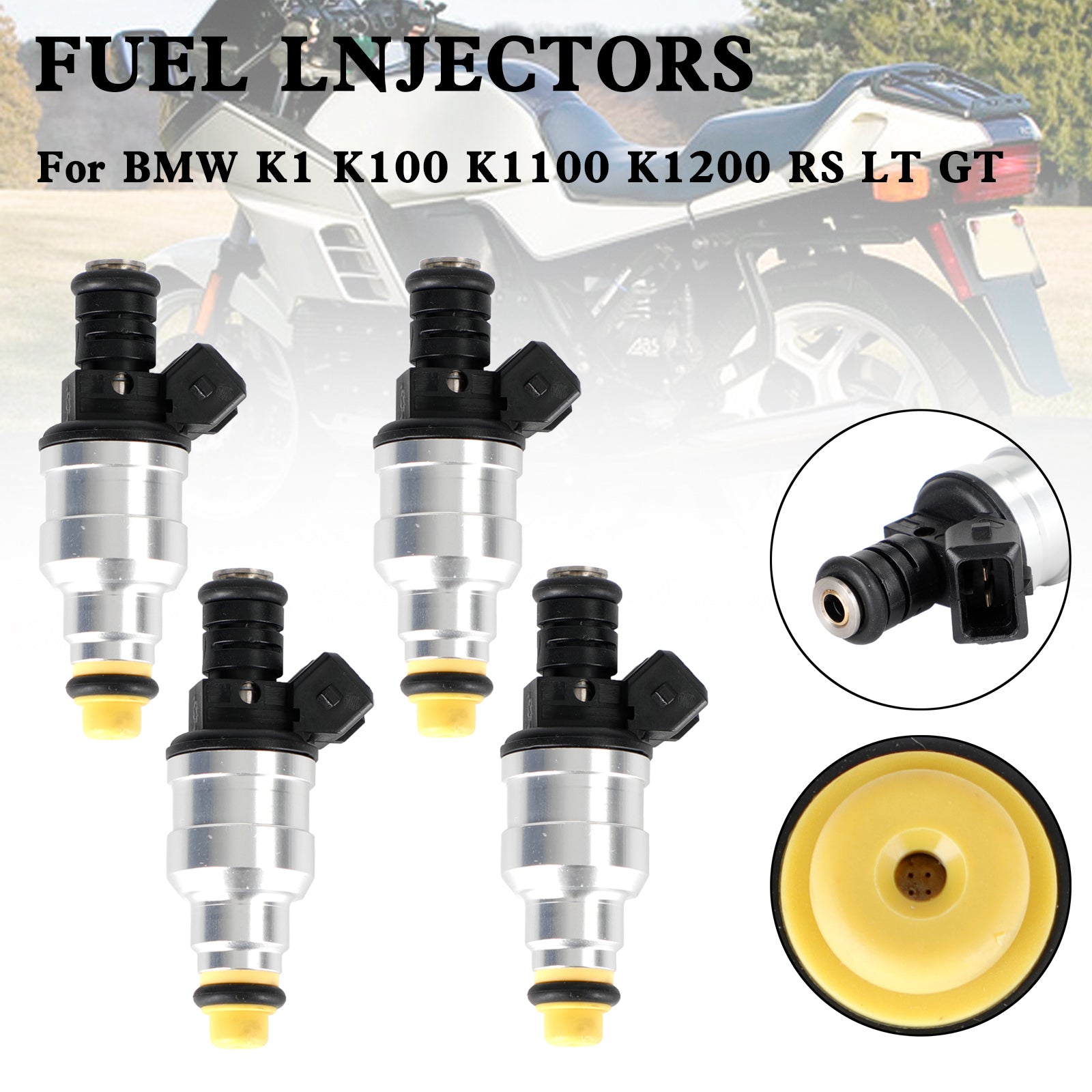 4PCS 0280150941 Injecteur de Carburant 0280150705 Pour BMW K1 K100 K1100 K1200 RS LT GT