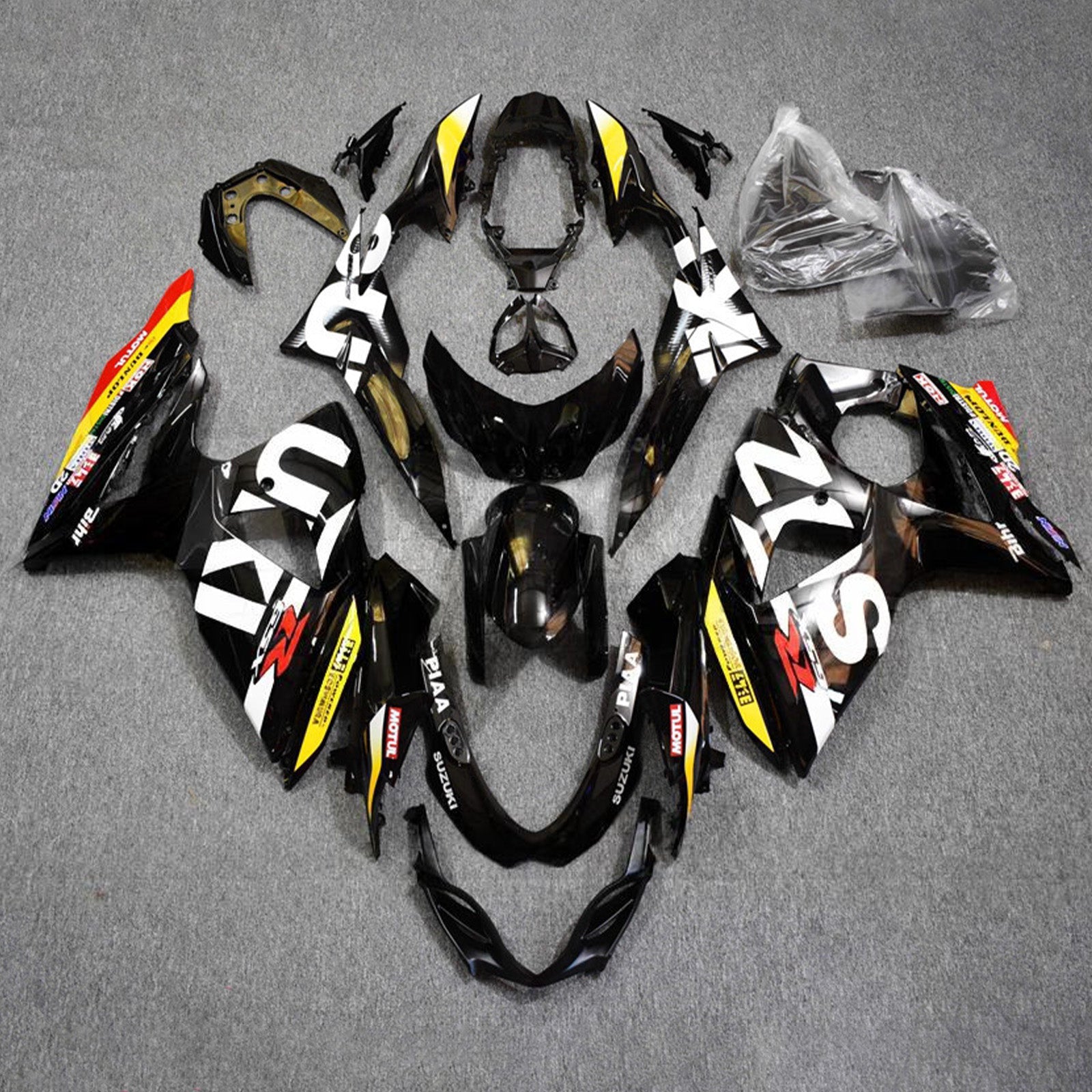 ABS kunststof geïnjecteerde kuipset voor Suzuki GSXR1000 2009-2016 K9