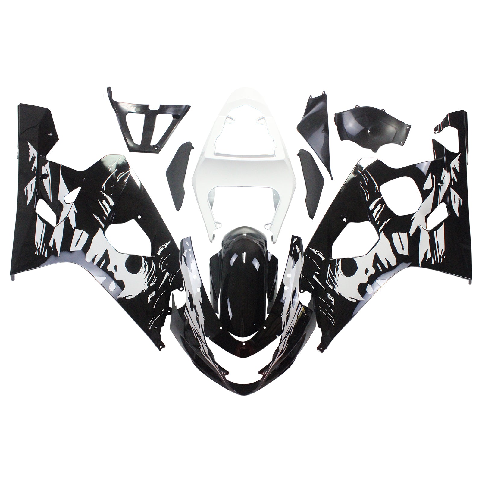Kit de carénage par injection, carrosserie en plastique ABS pour Suzuki GSXR 600/750 2004-2005 K4