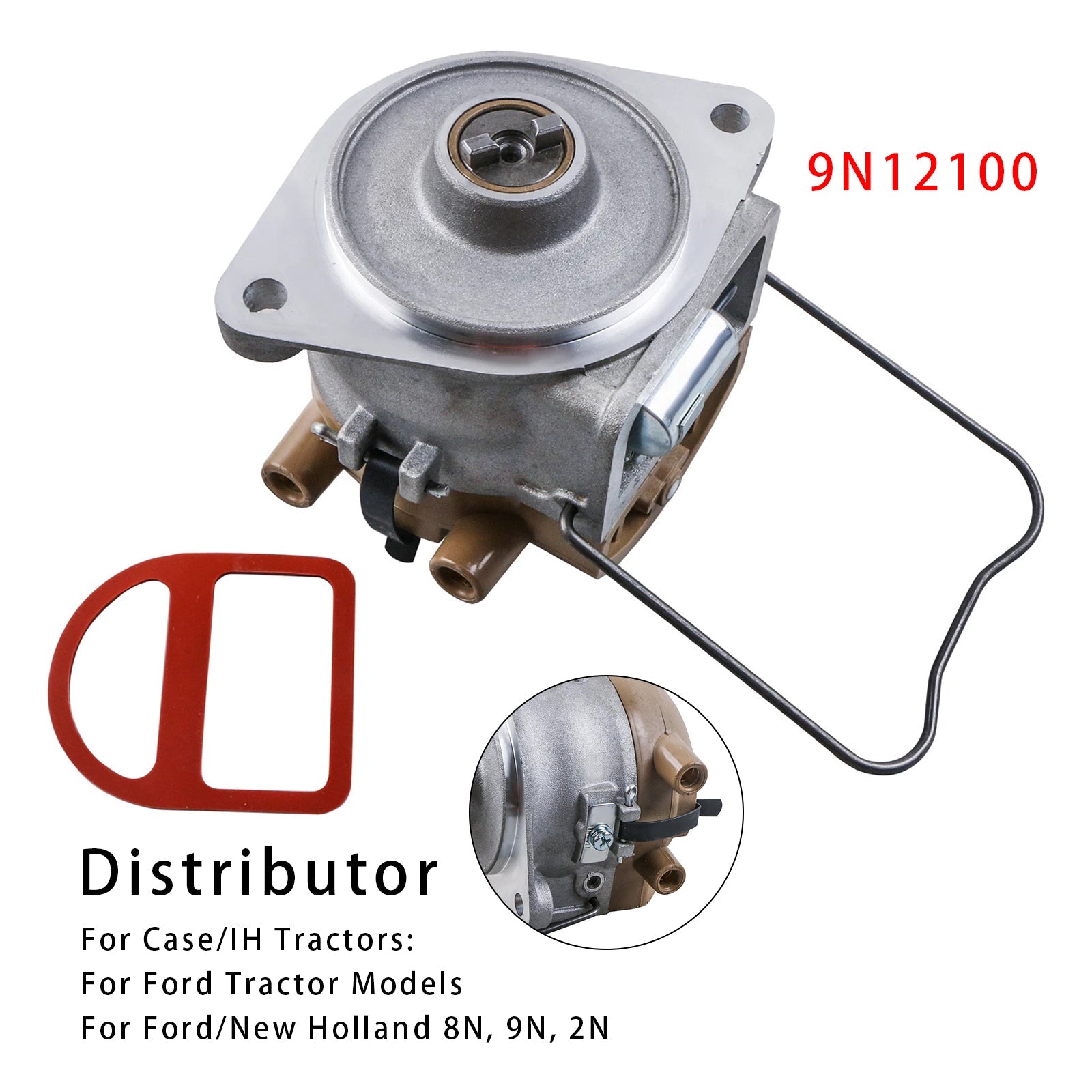 Distribuidor delantero 9N12100 para Ford/New Holland 8N, 9N, 2N