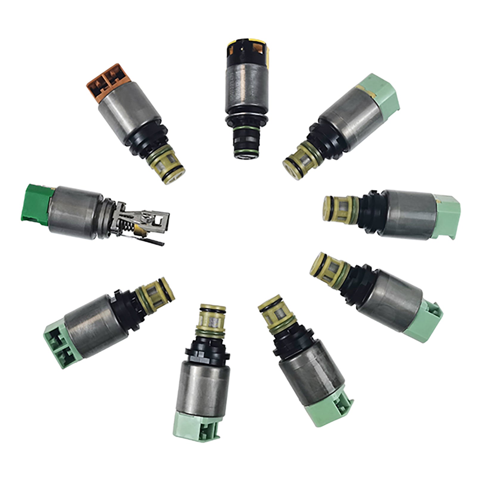 Kit de 9 solenoides de transmisión BMW de 8 velocidades (referencias 8HP51, GA8X51CZ, 8X51 y 8L51).