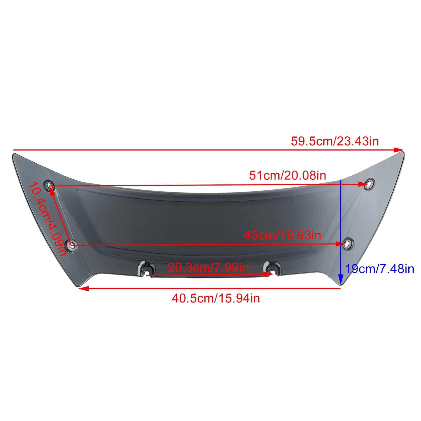 Pare-brise pare-brise adapté pour CVO Road Glide FLTRXSE 2023 2024