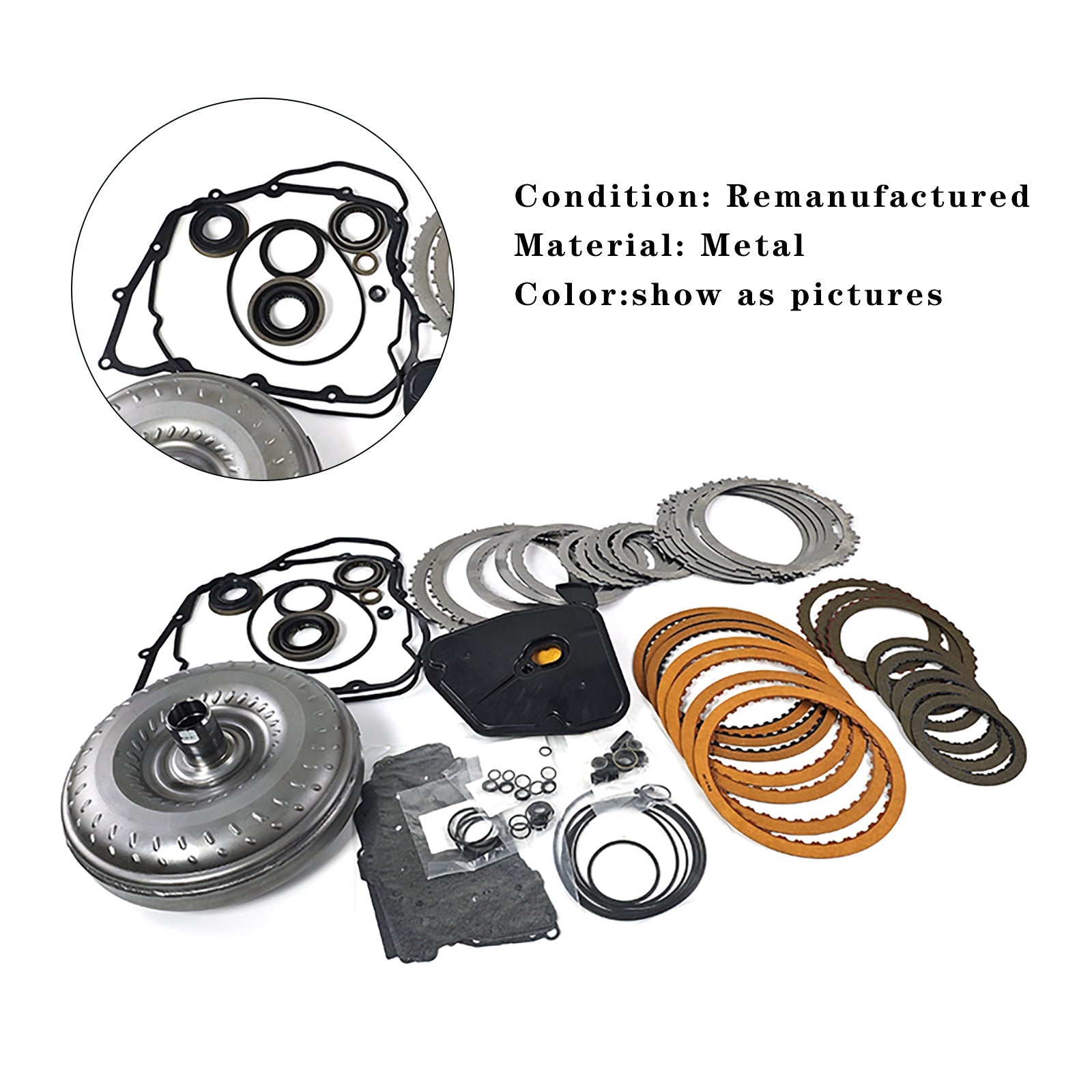 Kit de reconstruction de transmission Ford Lincoln Mazda 2.5L 6F35 2013+ 49374793