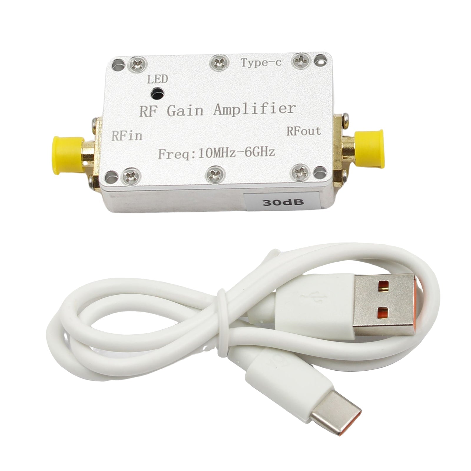 Amplificador RF 10M-6GHz 10dB 20dB 30dB 40dB 40dB Recepción Amplificador a alta ganancia