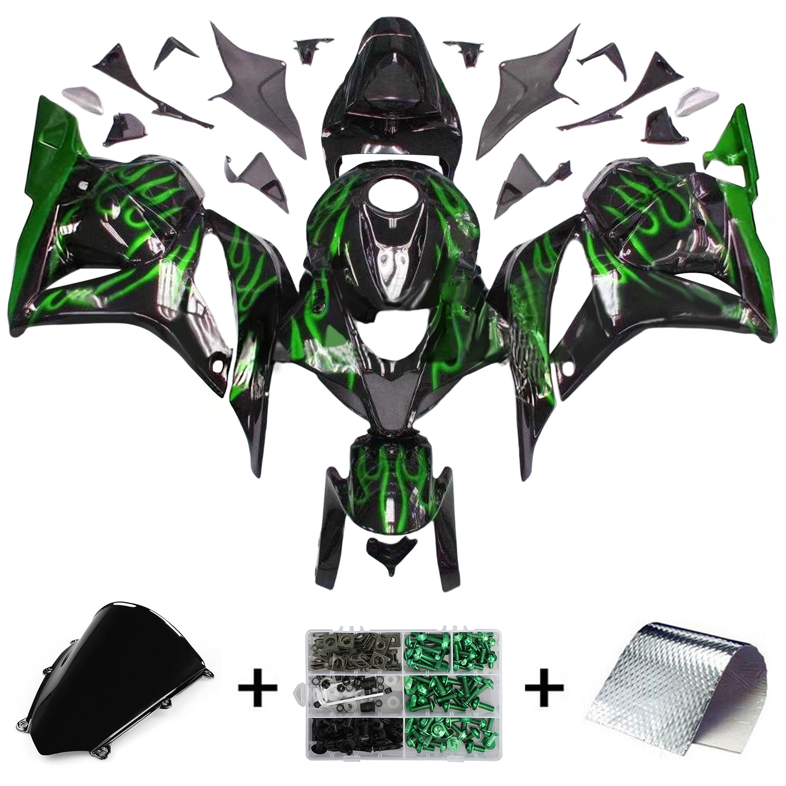 Kit de carénage à injection en plastique ABS pour Honda CBR600RR 2009-2012 F5