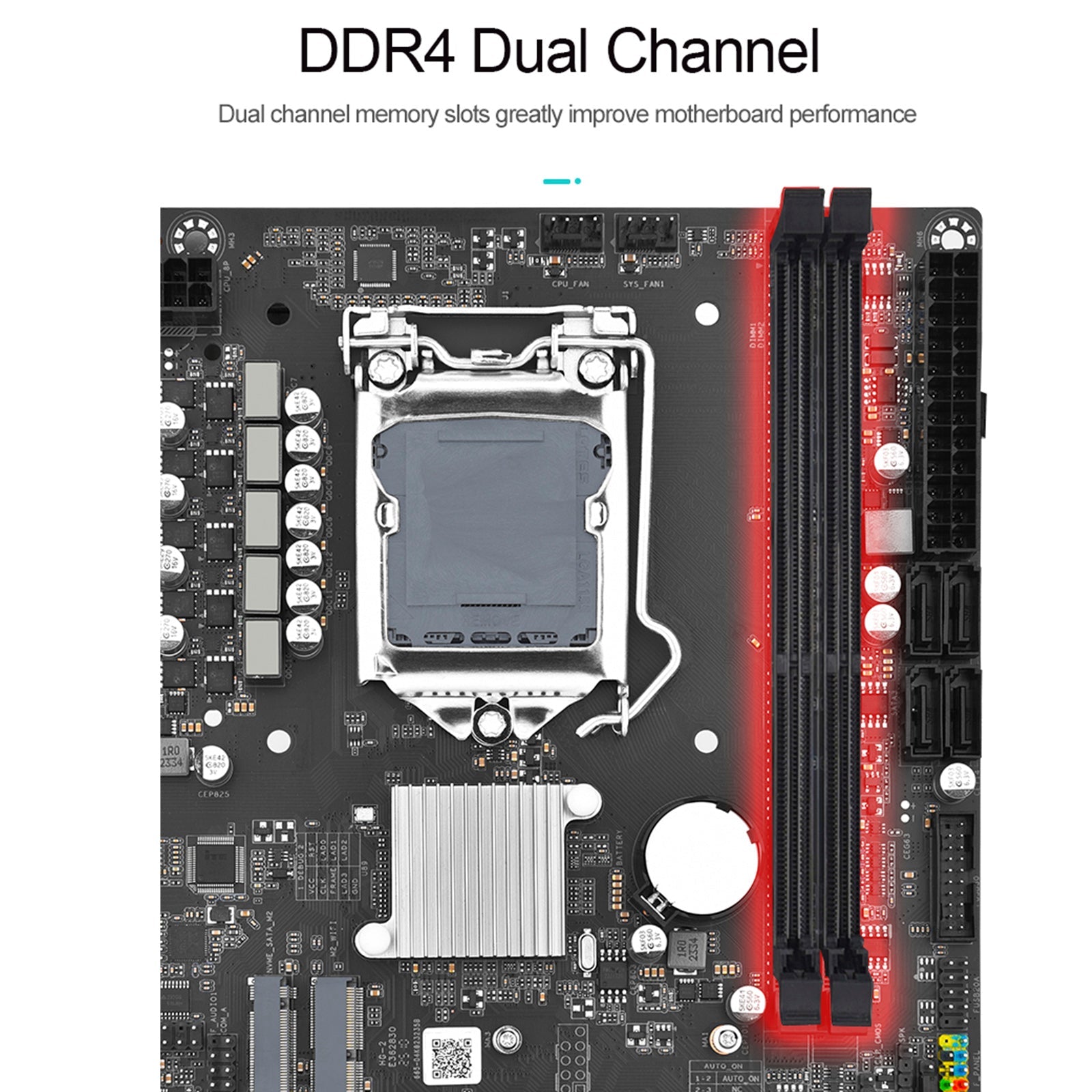 Carte mère H510M-I pour ordinateur, processeur LGA1200, DDR4 1200 broches, NVME, Wi-Fi