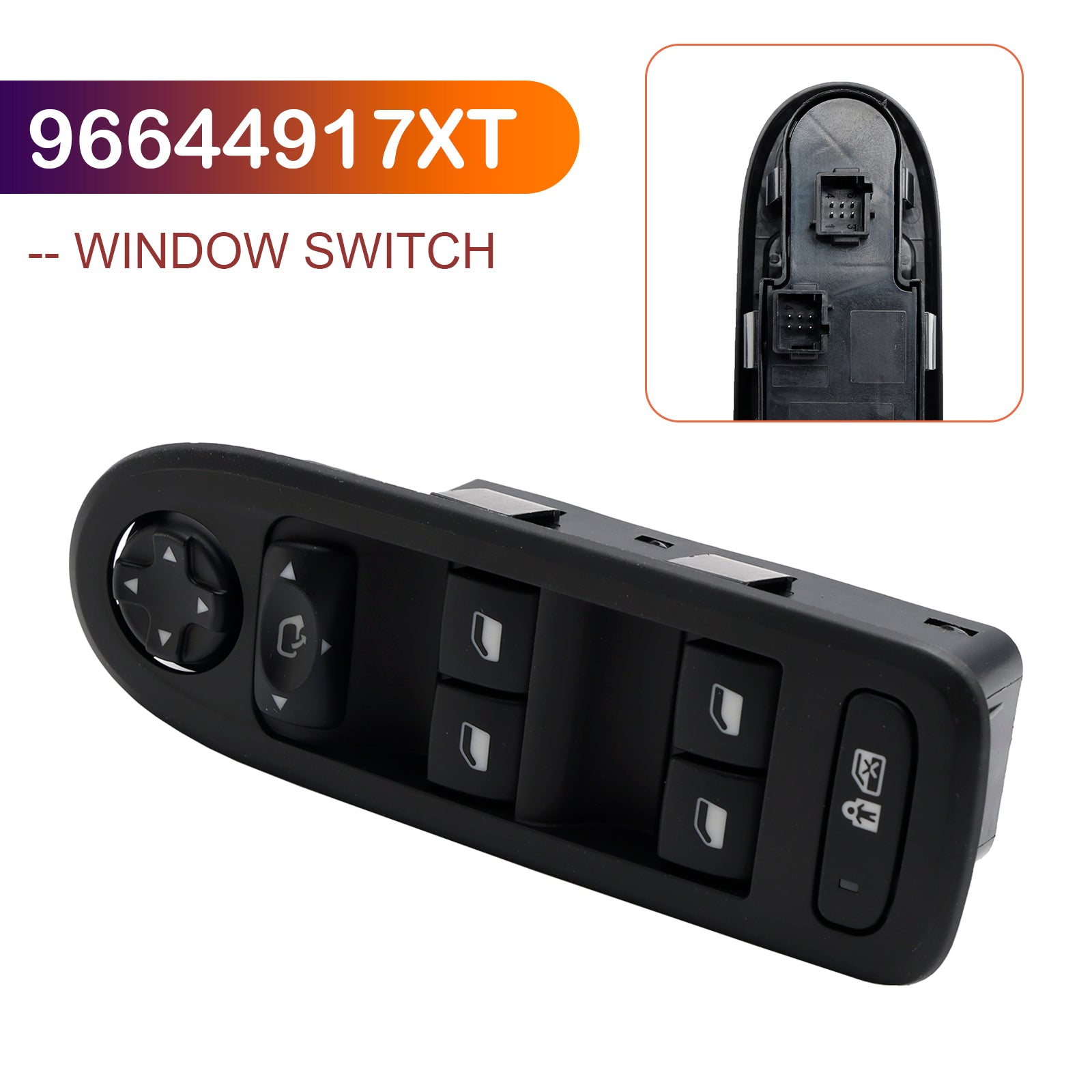 Interruptor de ventana delantera Peugeot 508 2009-2017 96644917xt