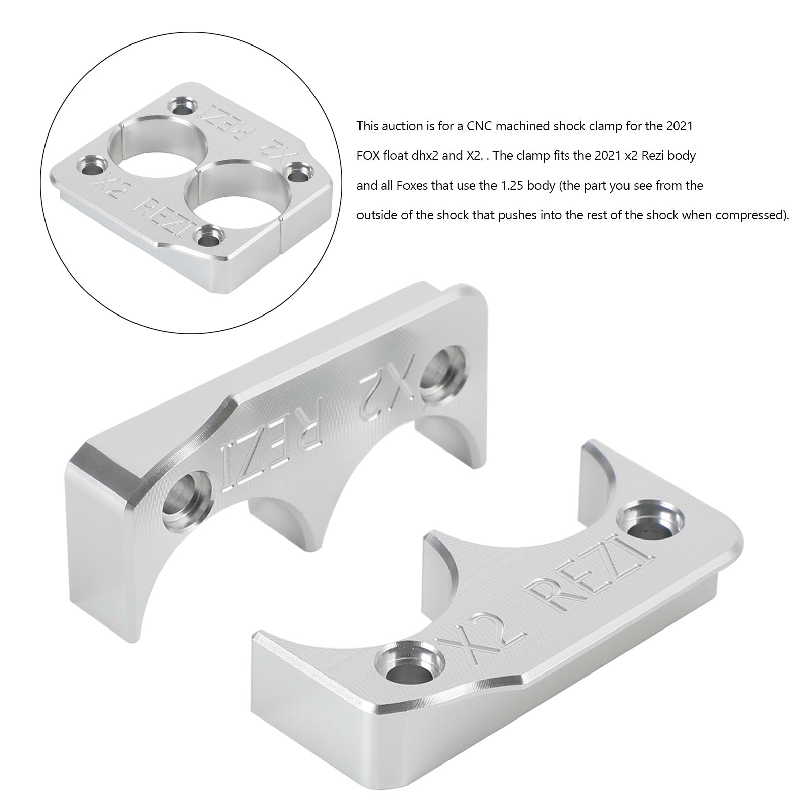 Kit Manutenzione Ammortizzatore Fox X2 2021: Pinza A Morsa, Testa Di Tenuta E Prese A 4 Pin