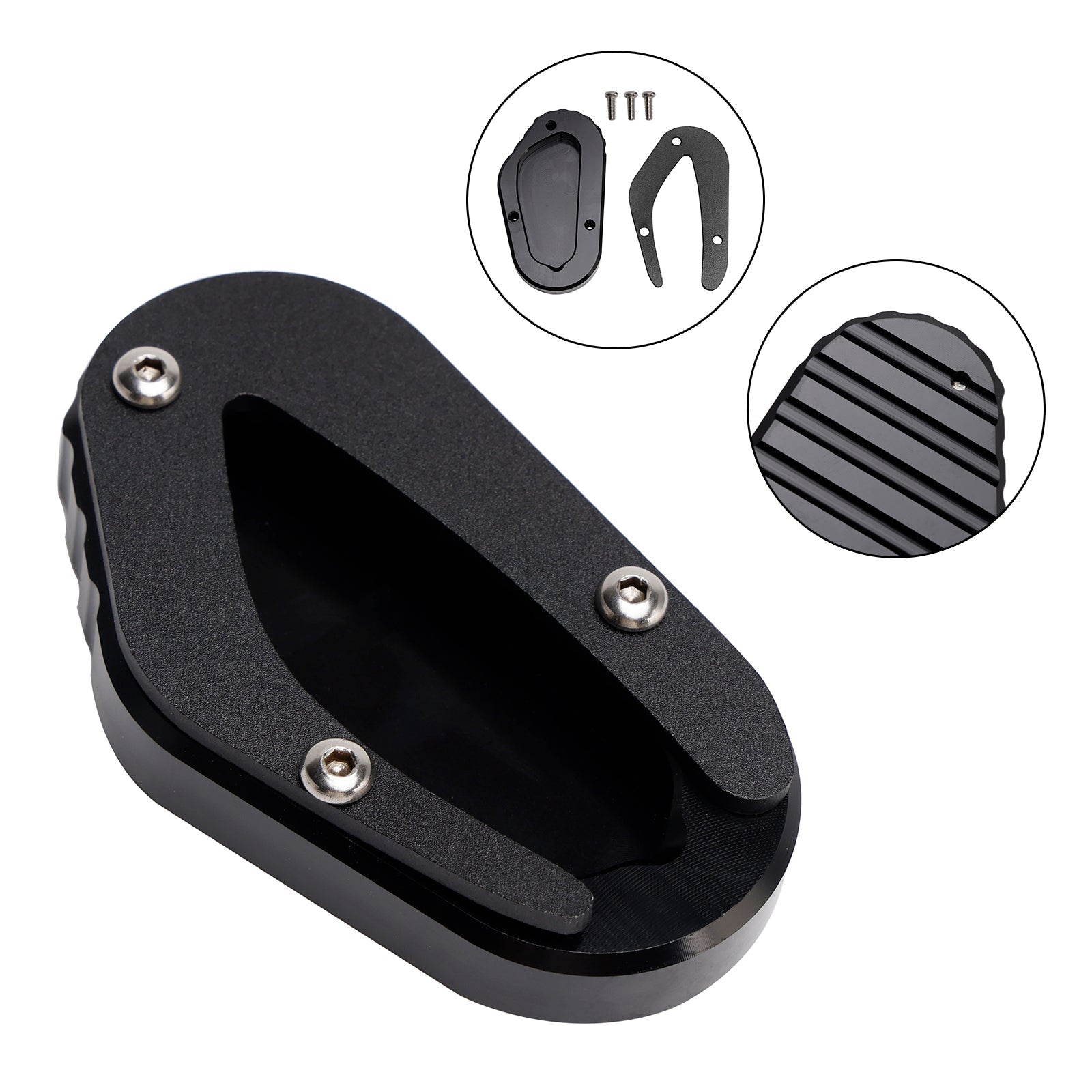 Podpórka boczna powiększona osłona podwozia kompatybilna z Bonneville T100 Street Scrambler 900 2018-2023