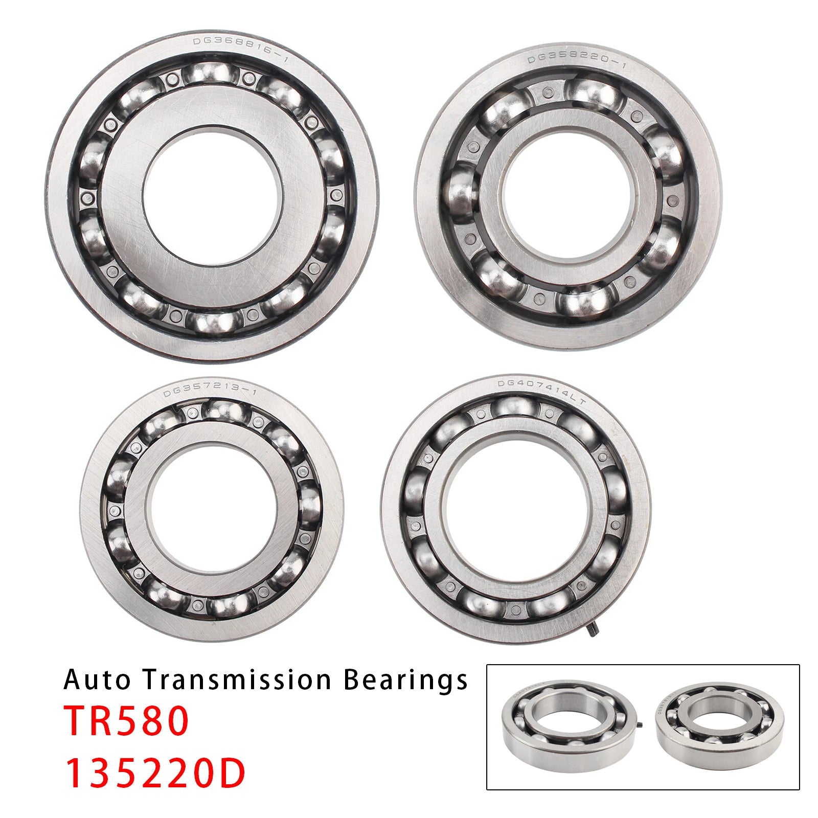 4 laakerin sarja TR580 automaattivaihteistolle, viite 135220D