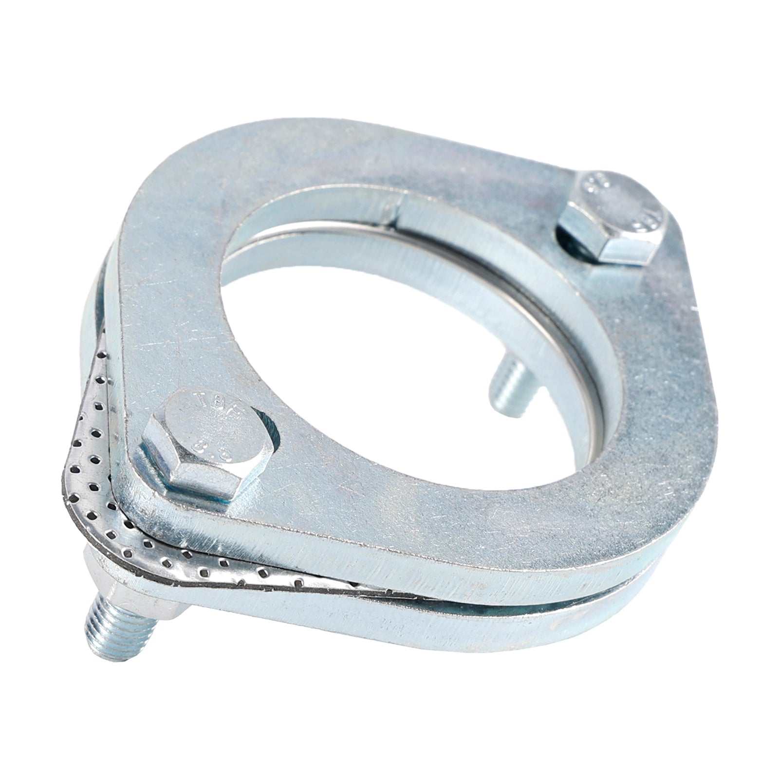 2 brides en acier 2,5"" pouces 64 mm pour joint de réparation d'échappement de tuyau et boulons