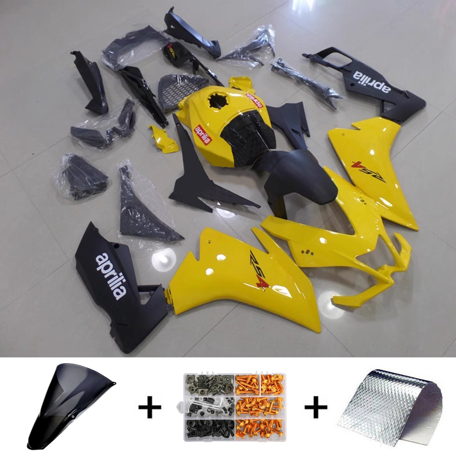 2012-2016 Aprilia RS4 125 50 Kit de carenado de inyección de carrocería