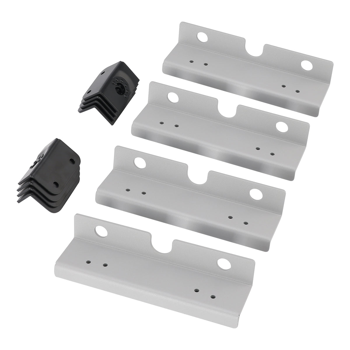 12x Montage du siège Reinforcement Plates/Brackets Pour VW T5 T6 2 + 1 Rear Seats