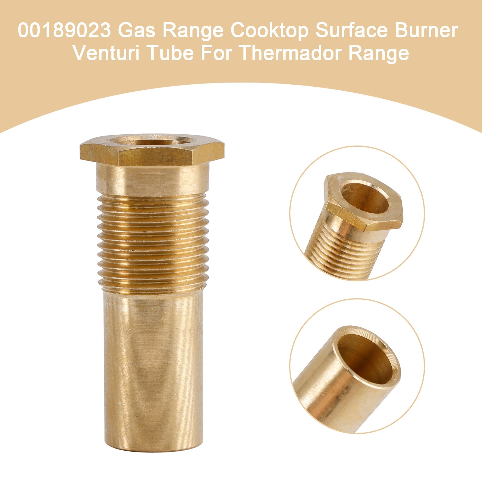 Tubo Venturi para quemador de la superficie de la estufa de gas Thermador (00189023)